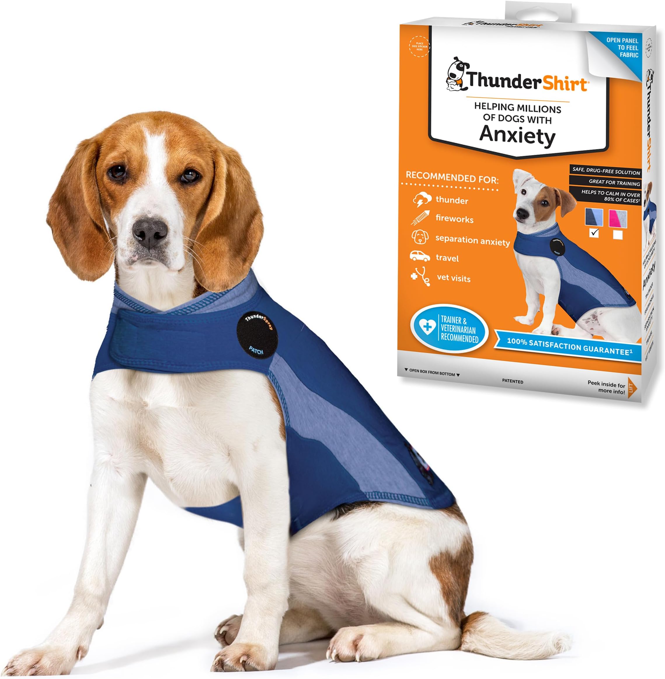 Thundershirt Polo, M, Blue