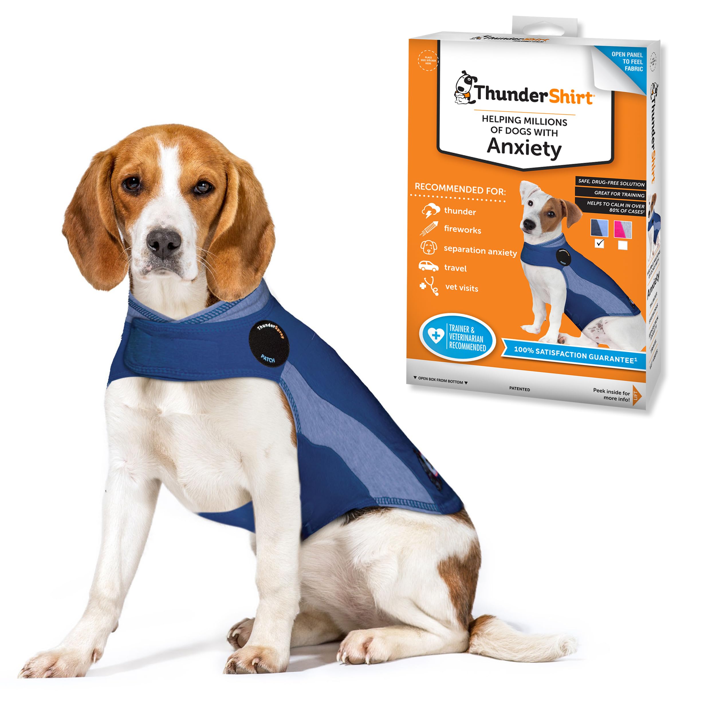 Thundershirt Polo, M, Blue