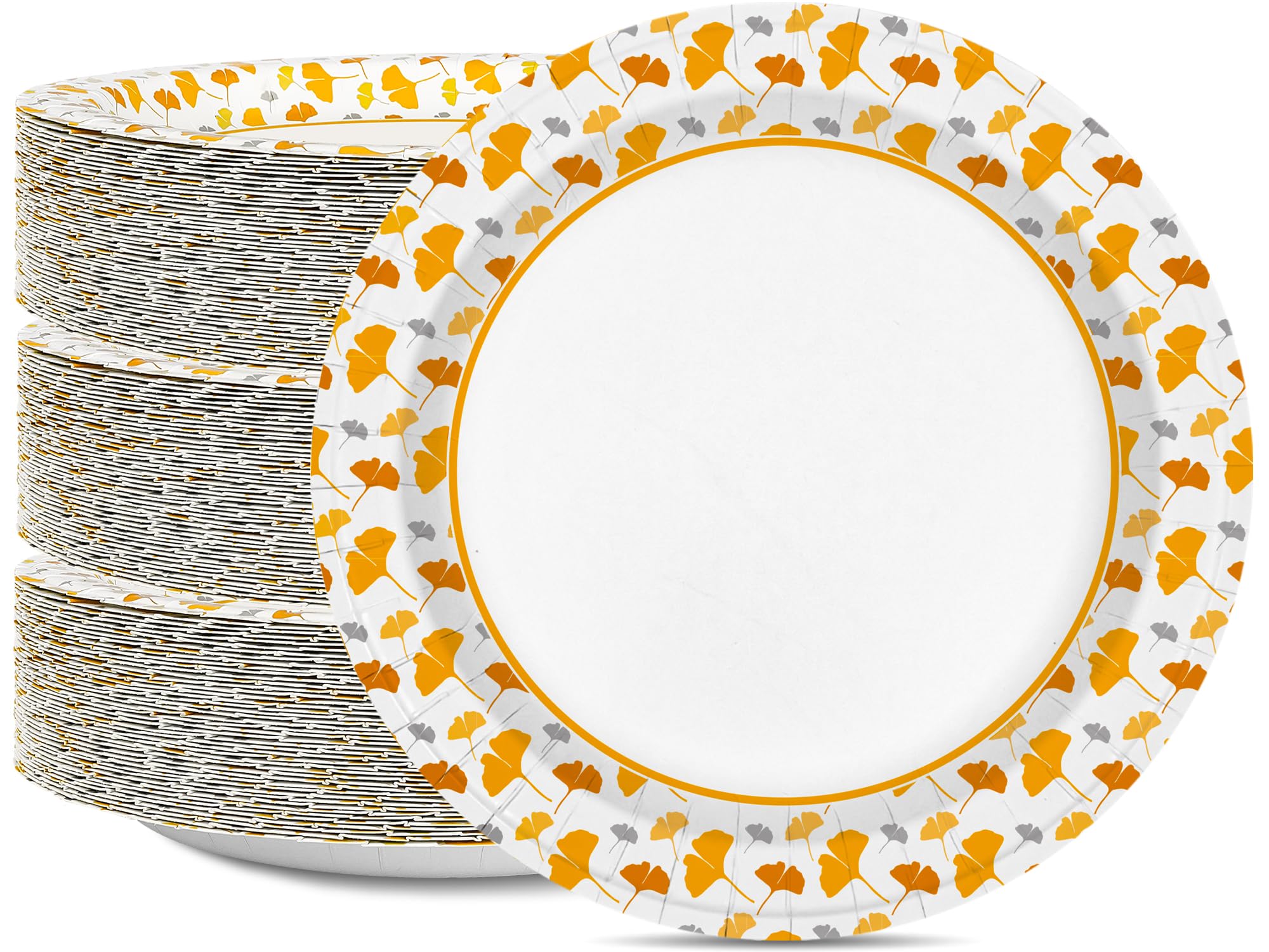 Assiettes jetables en carton 21,6 cm pour vos fêtes et grands pique-niques