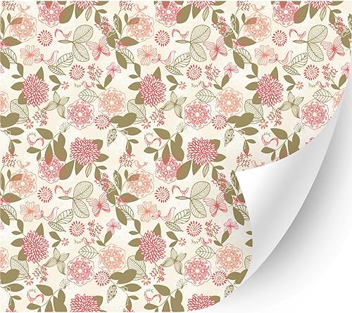 Puff Vinilo de transferencia de calor para el día de San Valentín (flor de fantasía, 12 pulgadas x 5 yardas)  Impreso 3D, película de papel de