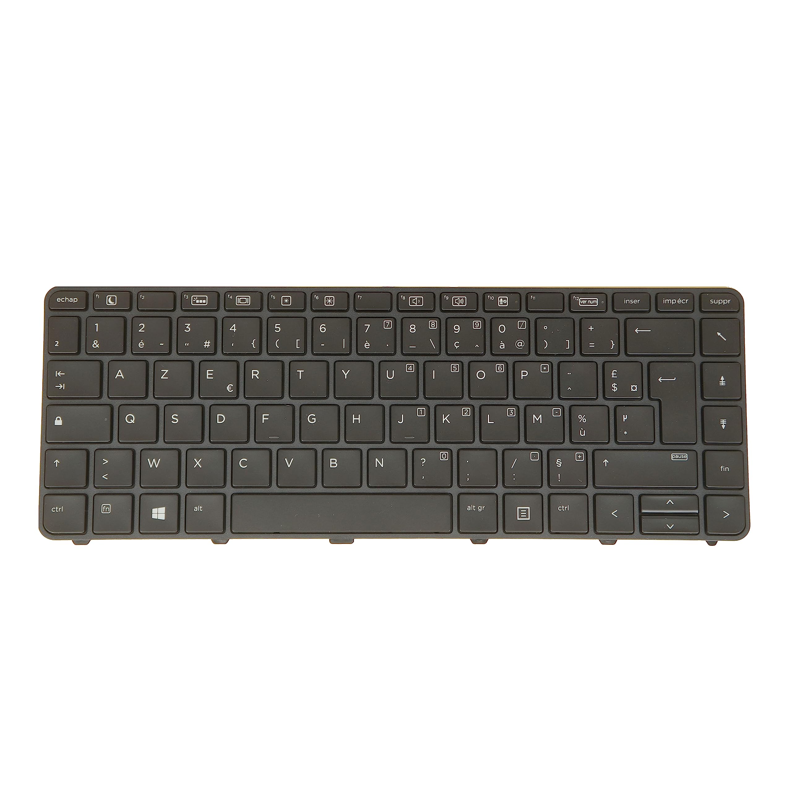 Clavier AZERTY Français Pour HP Probook 430 G3 - Noir - Neuf Original