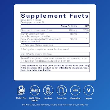 Pure Encapsulations PureLean Satiety - يدعم إشارات الامتلاء واستقلاب العناصر الغذائية وعادات الأكل الصحية* - خالٍ من الغلوتين وغير معدّل وراثيًا - 60 كبسولة (60 وجبة)