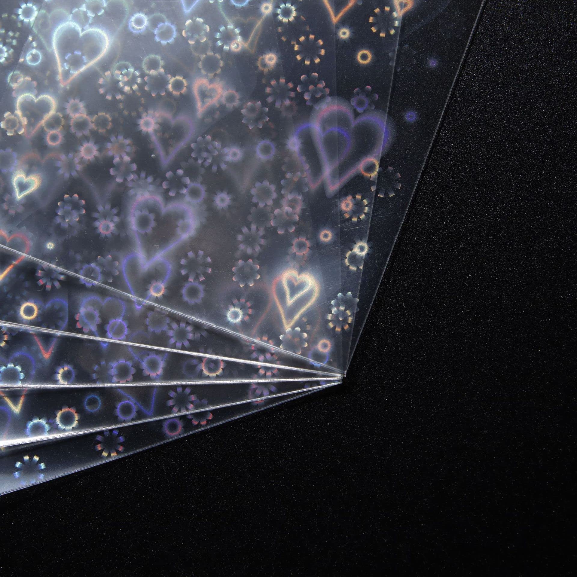 Amazon.com: 100 PCS Top Loading Sweet Heart Shaped Holographic Card Sleeves,  Cute Foil Holo Shinny Card Protector for Kpop Idol/TCG/CCG Standard  Sized/Japanese Sized Cards Cover (61x88mm) : Toys & Games