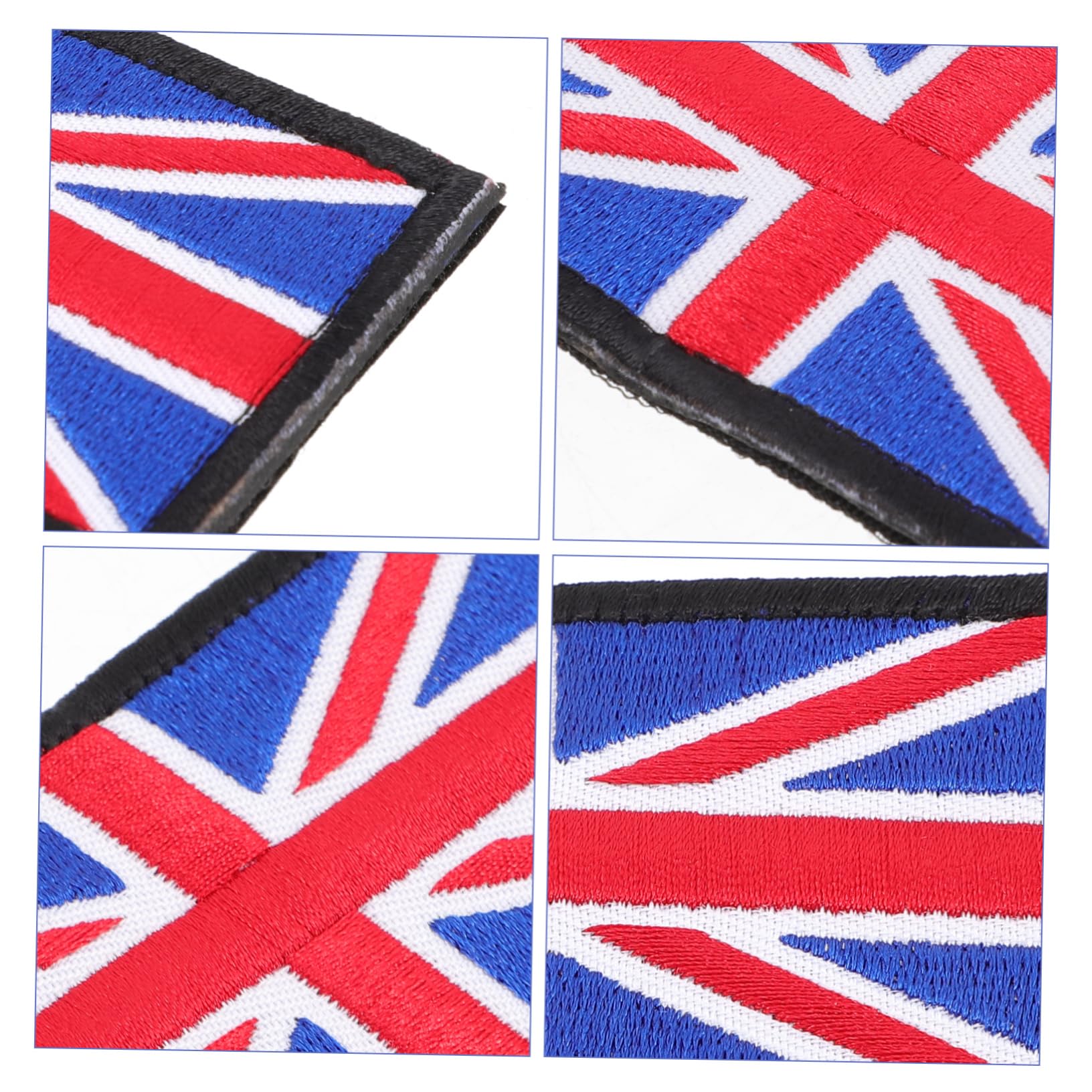 TEHAUX 10pezzi Toppe Ricamate Bandiera Del Unito Patch Termoadesive Per Abbigliamento e Accessori Per Riparazioni e Decorazioni Su Borse Cappelli e Scarpe