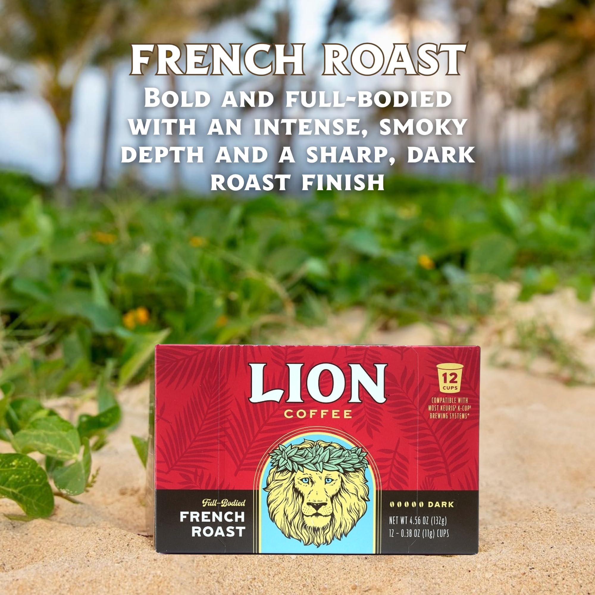 Amazon.co.jp: ライオンコーヒー フレンチロースト K-Cup 12個入り