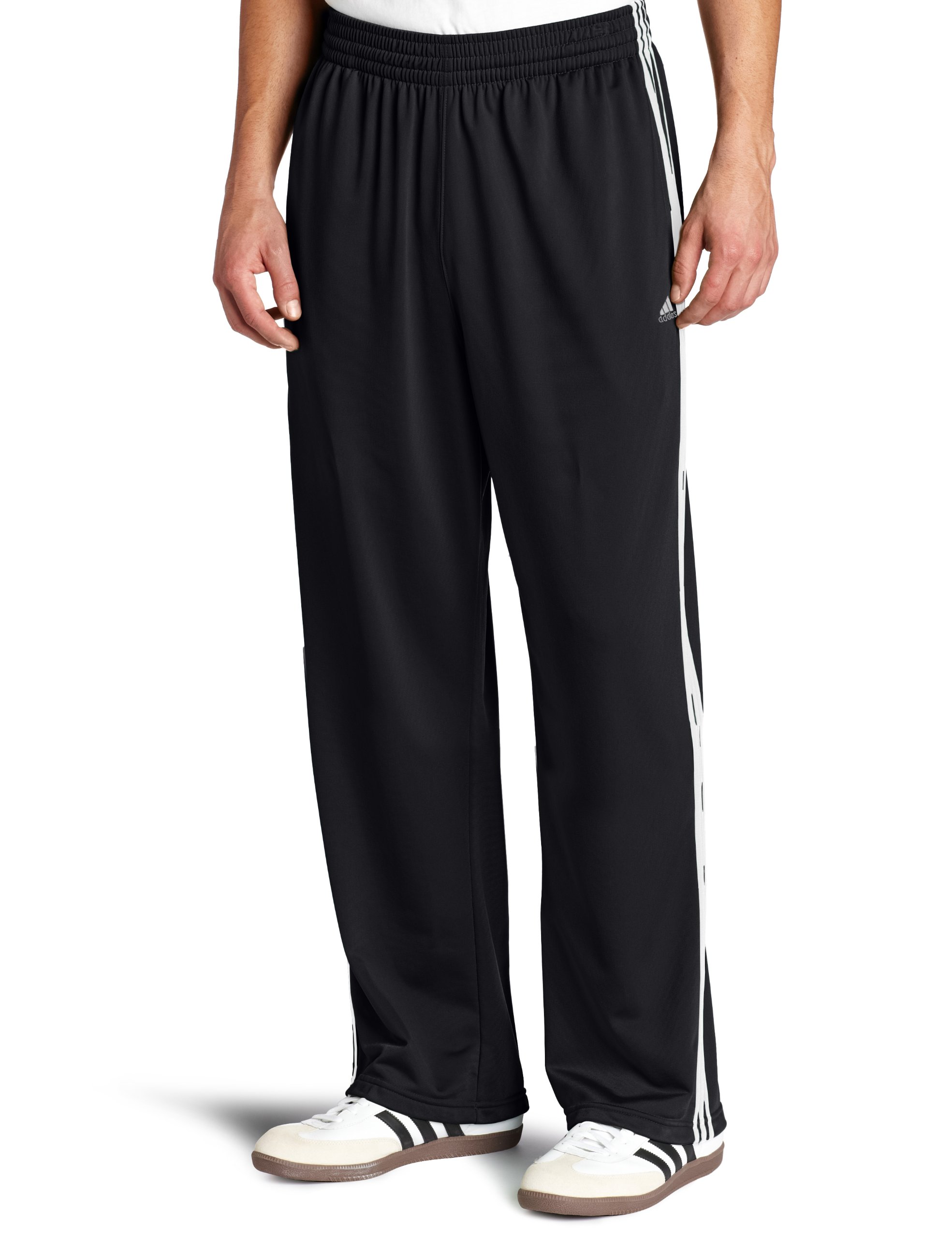 adidas Men's 3-Stripe Pants, Black/White, Small : Clothing, Shoes \u0026 Jewelry  - Amazon.com