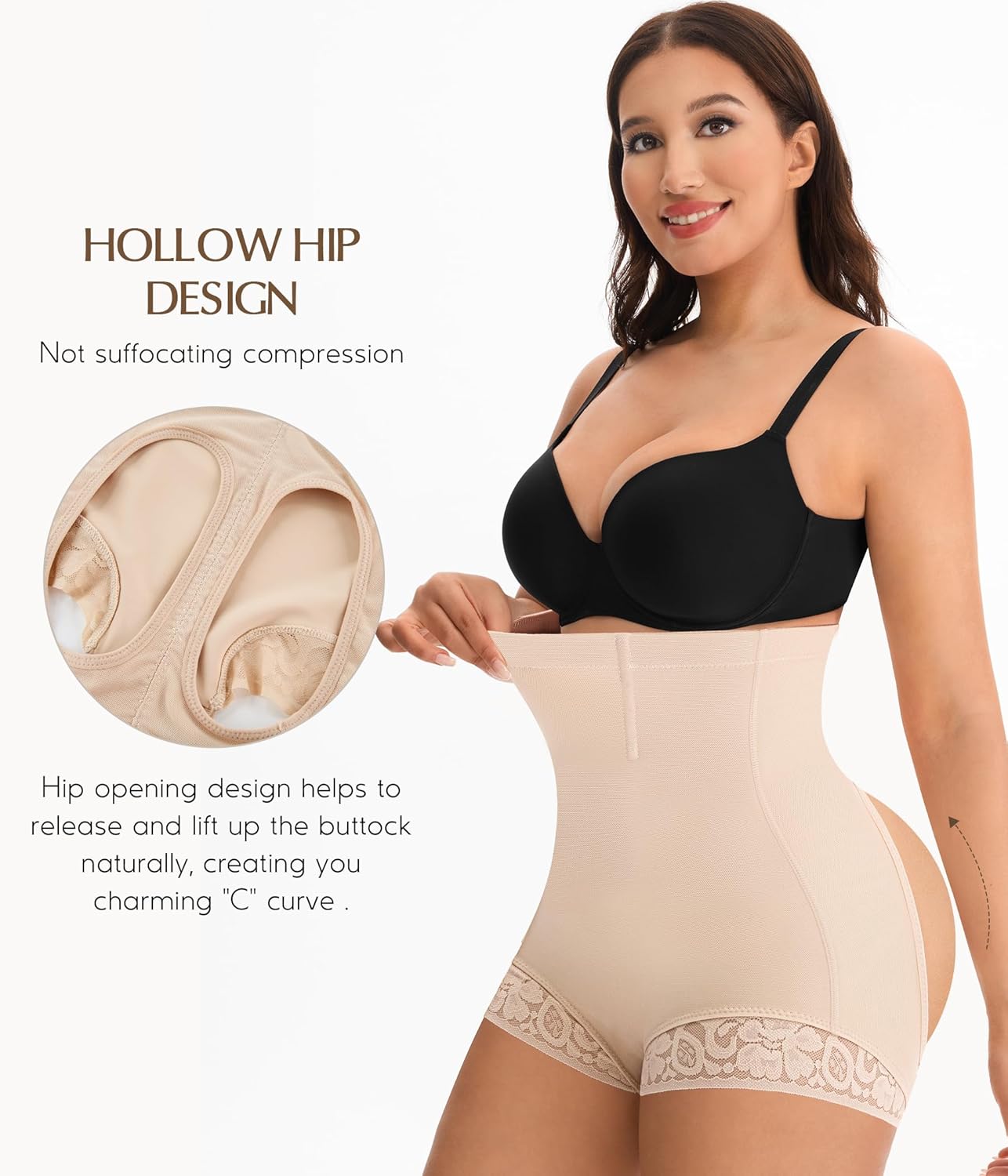 MERYOSZ Butt Lifting Shapewear Panties Tummy Control Underwear for Women High Waisted Faja Body Shaper Shorts - Image 5