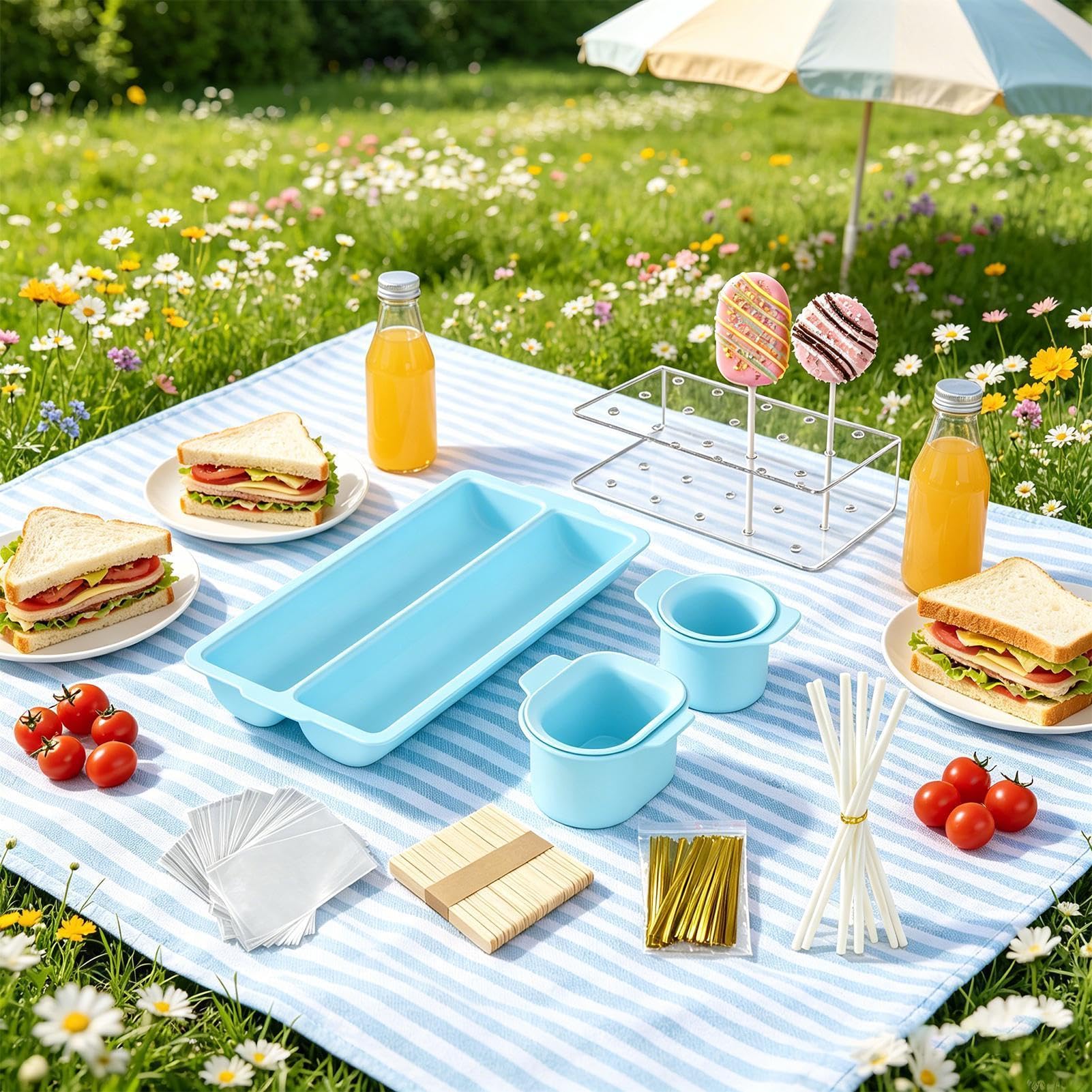 Emporte-pièce Pour Cake Kit Pâtisserie avec Double Plateau de Cuisson