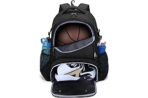 DSLEAF Basketball Gear Bag: Sports Companion with Ample Storage