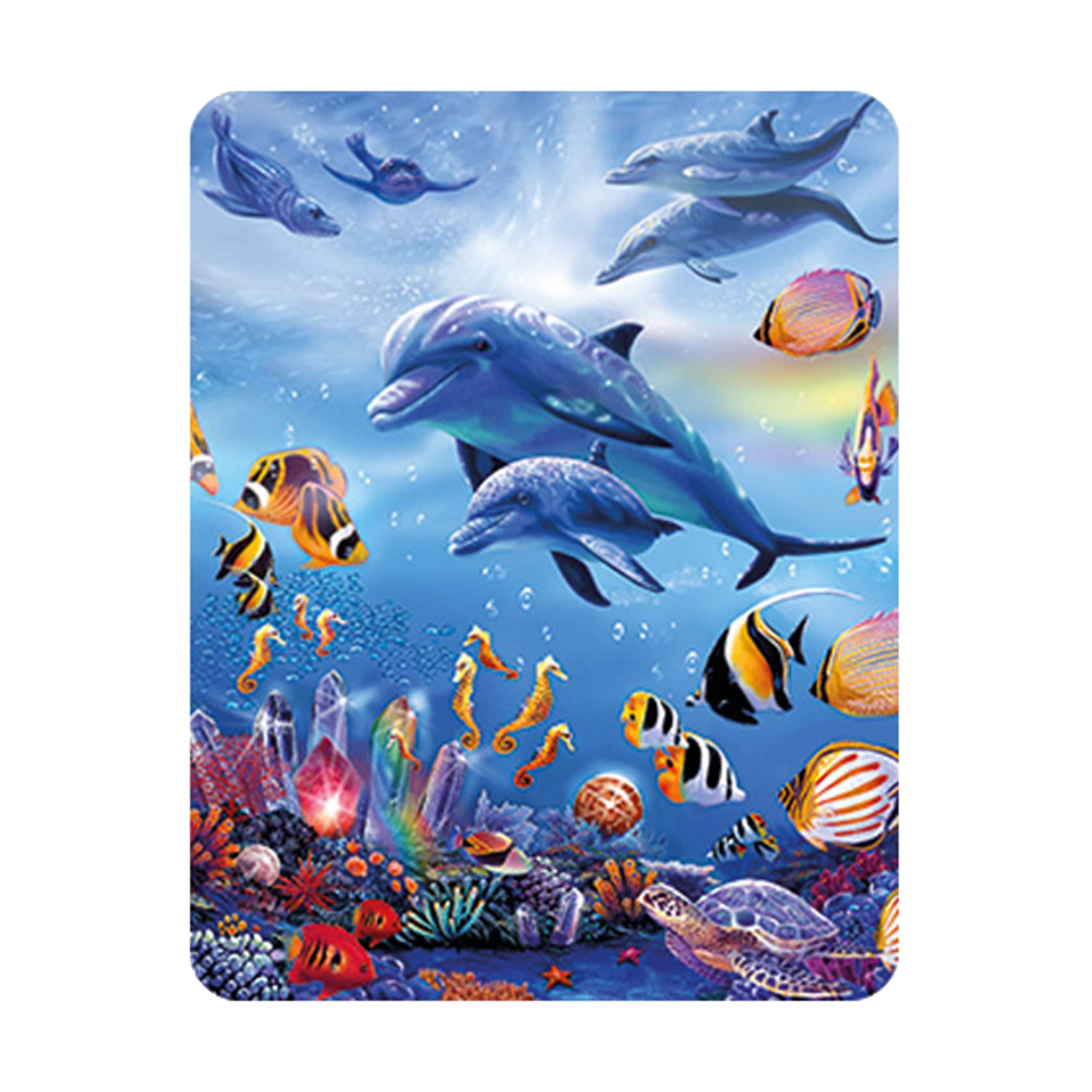 3D Livelife Seahorse Kingdom Magnet - From Deluxebase. Lenticular Ocean Fridge Magnet. Decorative 3D Dolphin Flat Magnets. Cute Small Magnets For Fridge, Dishwasher And Whiteboard.