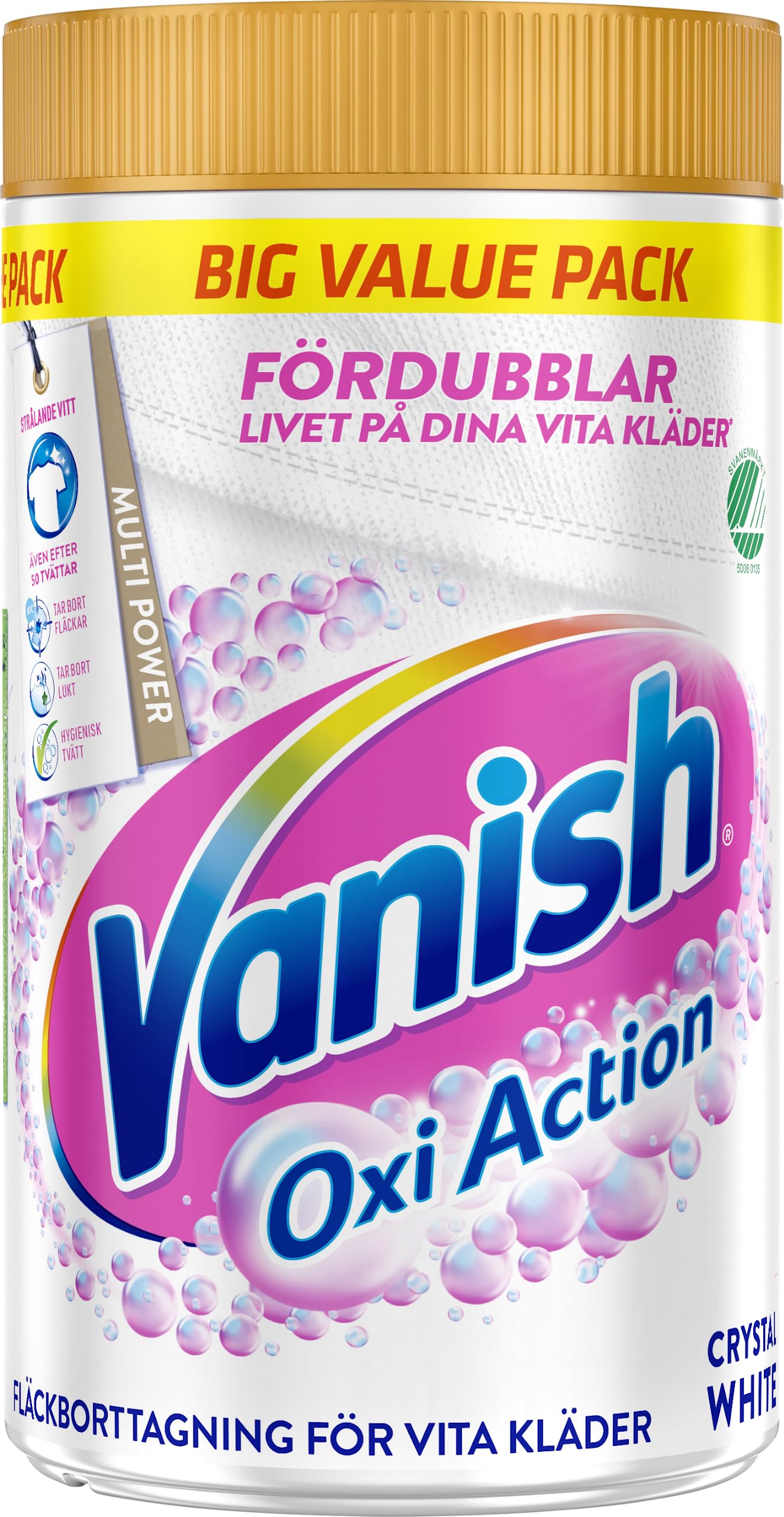 Vanish White Multi Power Odplamiacz Proszek 1400 g