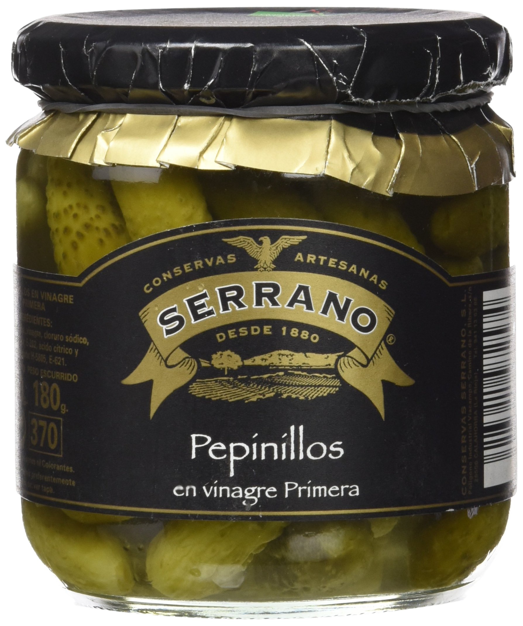 Serrano Pepinillos en Vinagre 500 gr