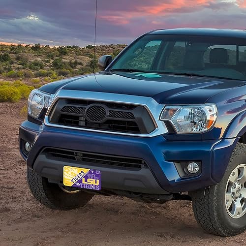 Miniatura 5 de NCAA etiqueta de metal para auto, negro