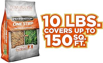 Amazon.com : Pennington One Step Complete Bermudagrass Seed, Mulch,  Fertilizer 10 lb : Patio, Lawn & Garden
