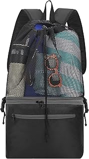 KISLANE Mesh Beach Backpack with Cooler
