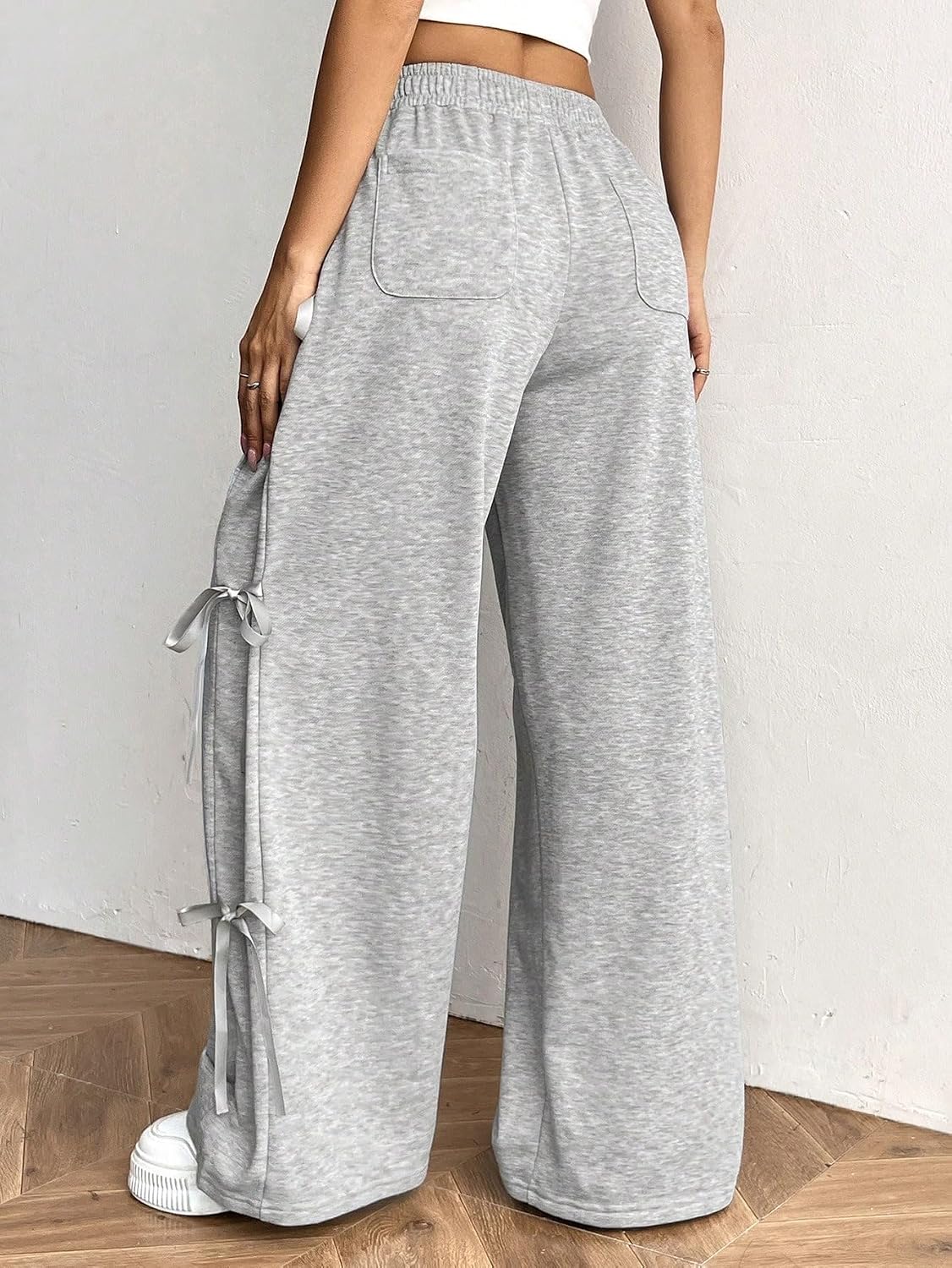 Women's Wide-Legged Sweatpants high-Waisted Casual Sweatpants