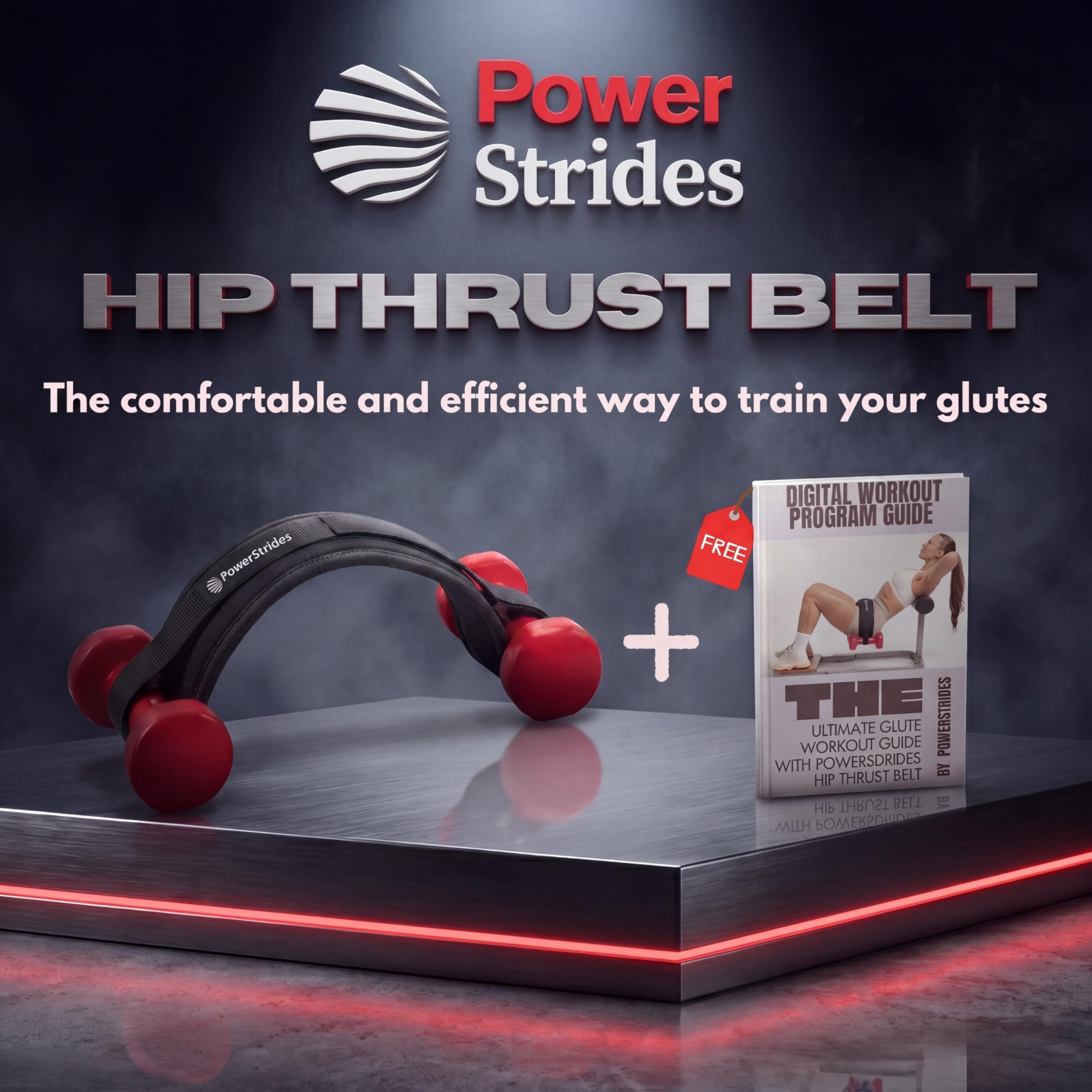 Hip Thrust Belt for Dumbbells - Build Glutes! -2