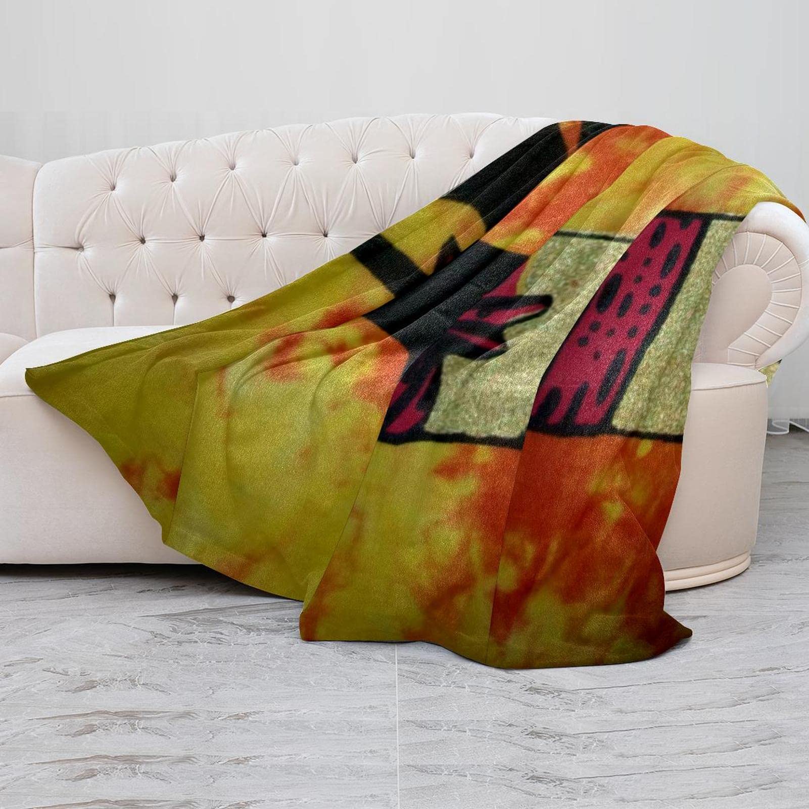 Koc polarowy narzuta, super miękki luksusowy koc pościelowy afrykańska kobieta sztuka