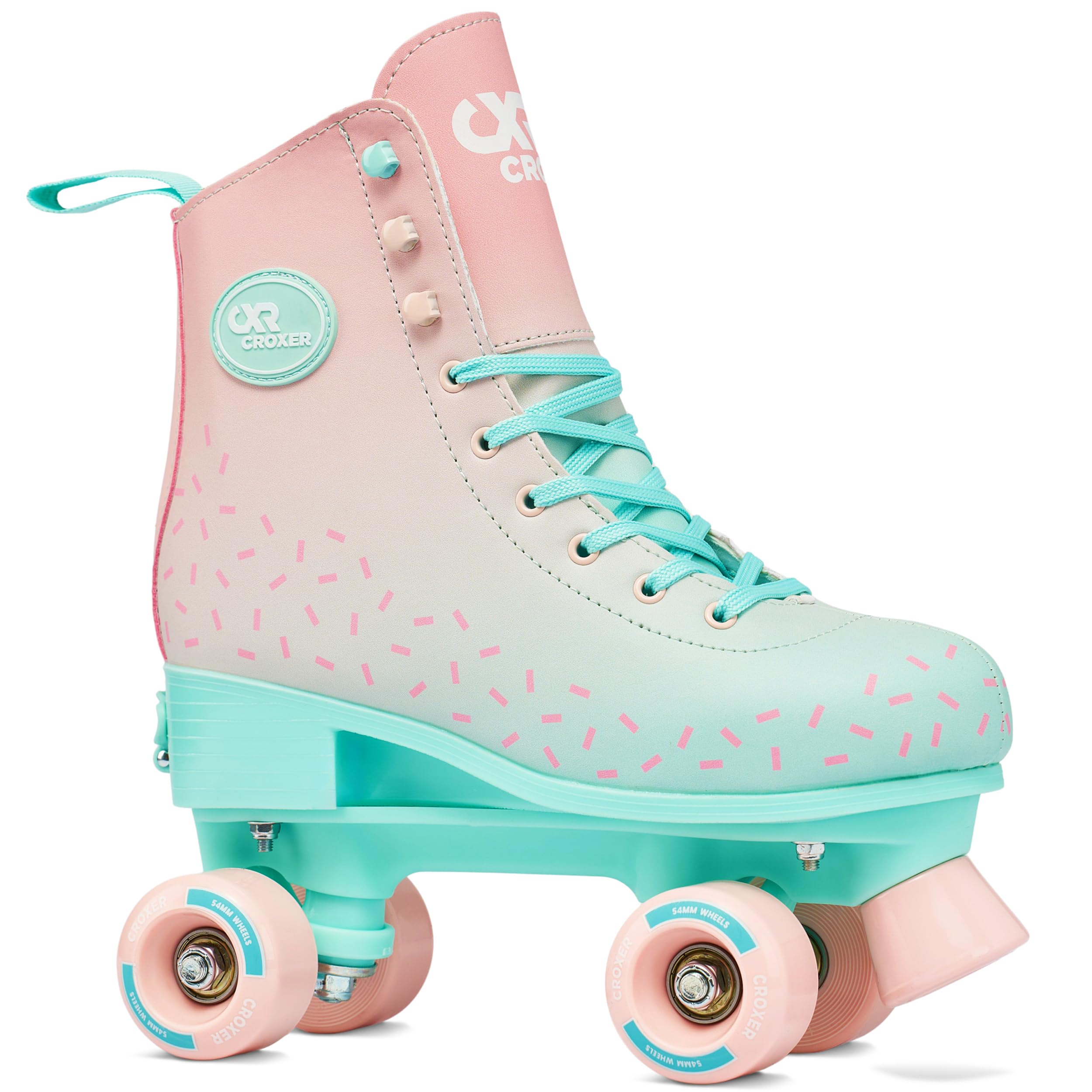Pattini a rotelle per bambini retro anni '70 ABEC-7 ruote in gomma