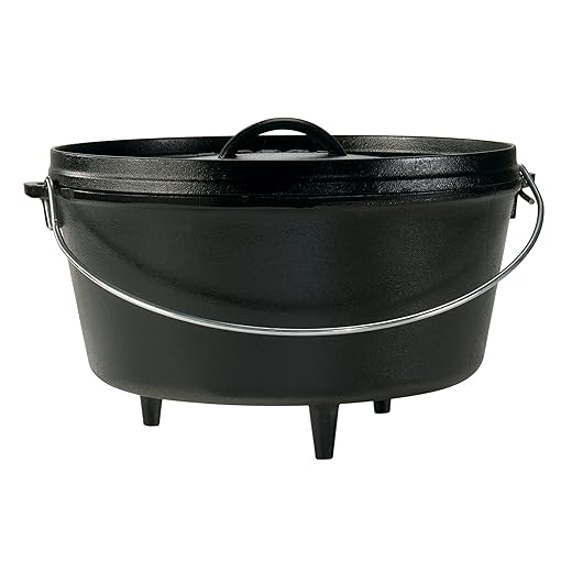 Lodge Deep Camp Dutch Oven, 8 Quart