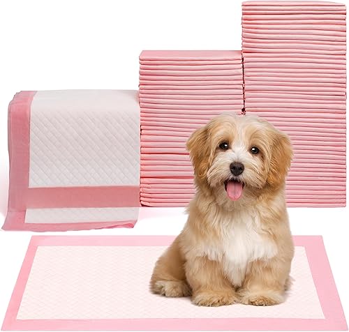 Almohadillas de entrenamiento para inodoro para mascotas, 100 unidades desechables para cachorros de 18 x 13 pulgadas, ultra absorbentes, de secado