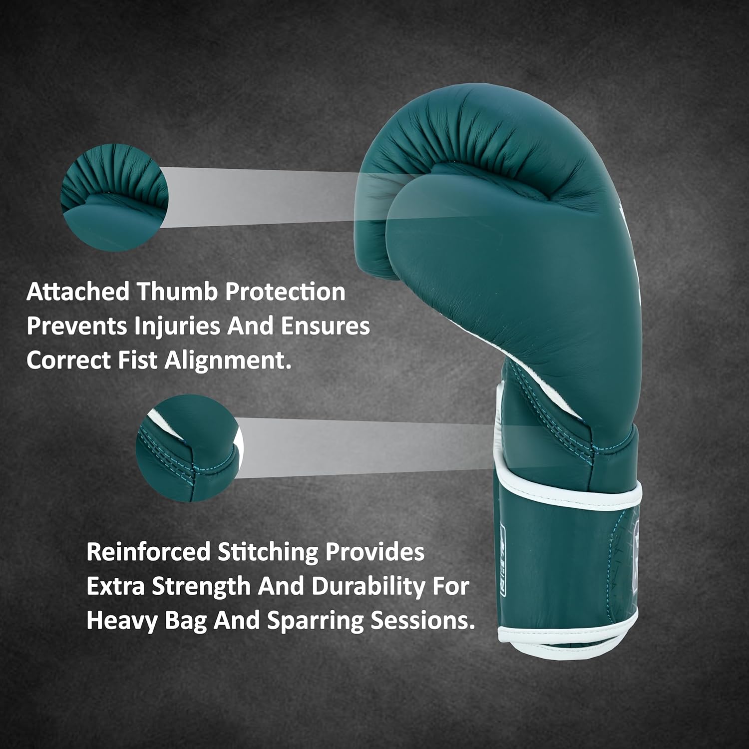 Smash Series Boxing Gloves for Men and Women Leather Training Sparring Gloves 10 oz 12 oz 14 oz 16 oz Kickboxing MMA Muay Thai Heavy Bag