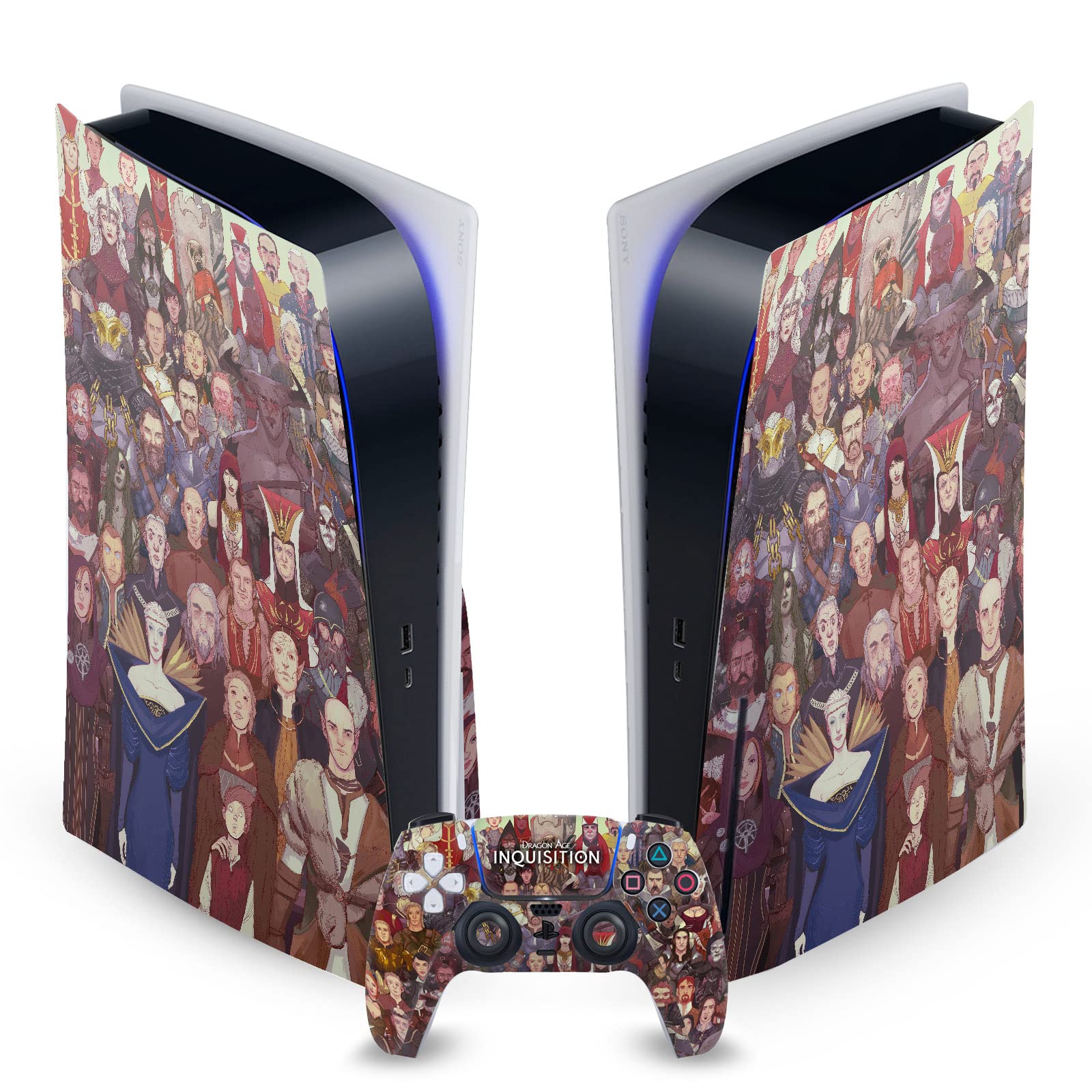 Skin Dragon Age PS5 Autocollant Vinyle Console Édition Disque et DualSense