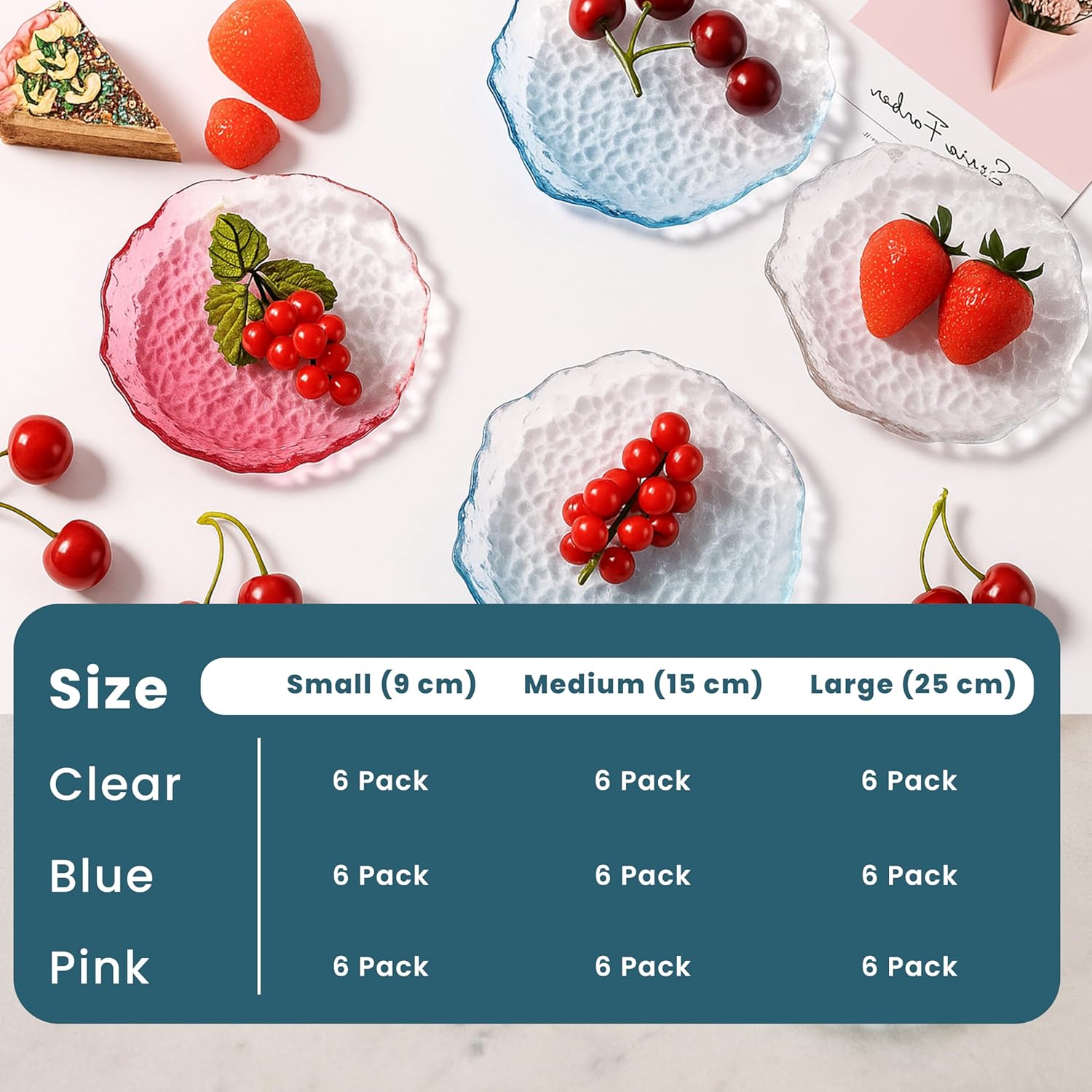 Glass Plates (Clear, Large)