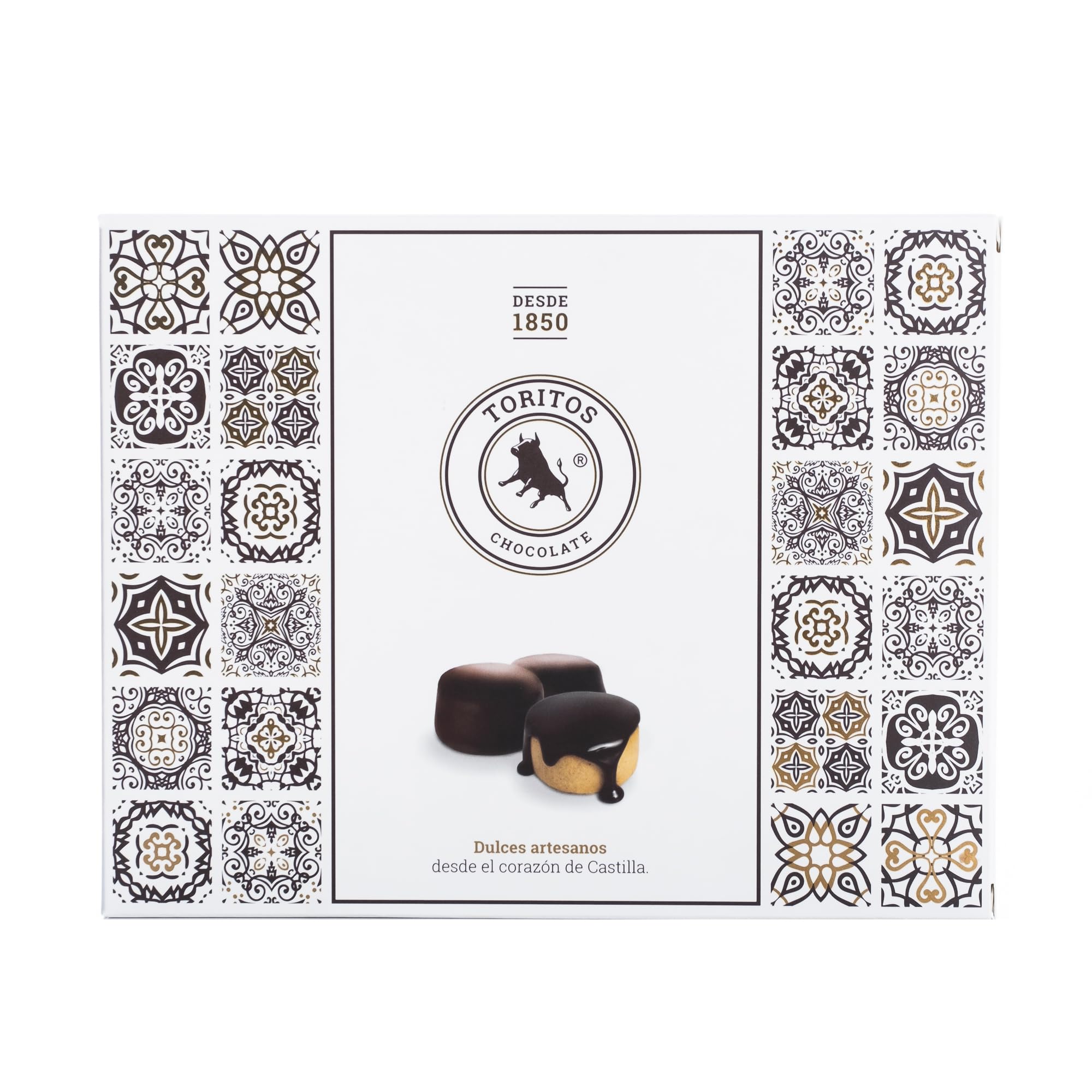 El Toro Estuche 300g Toritos de Chocolate Negro Artesanal Valladolid Tordesillas