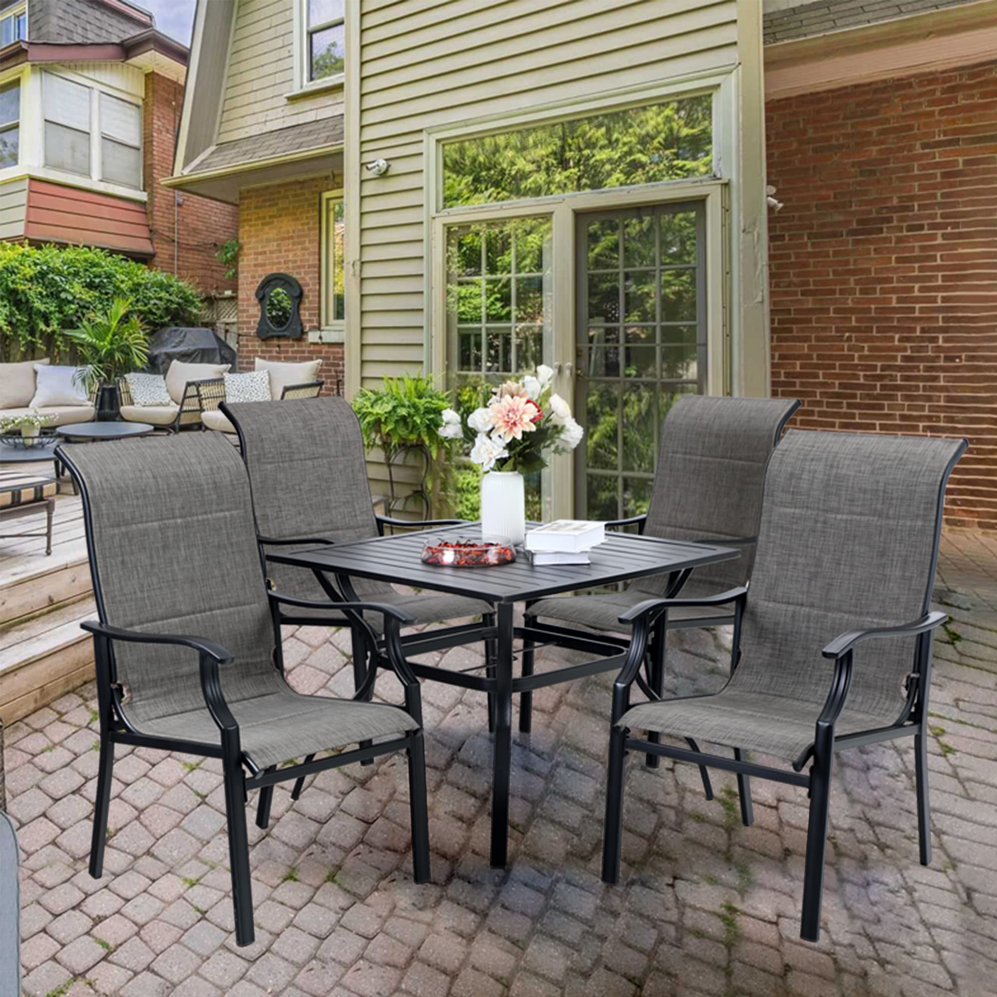 Buy Sophia & William Patio Dining Set Patio Table 37"x 37" and Patio