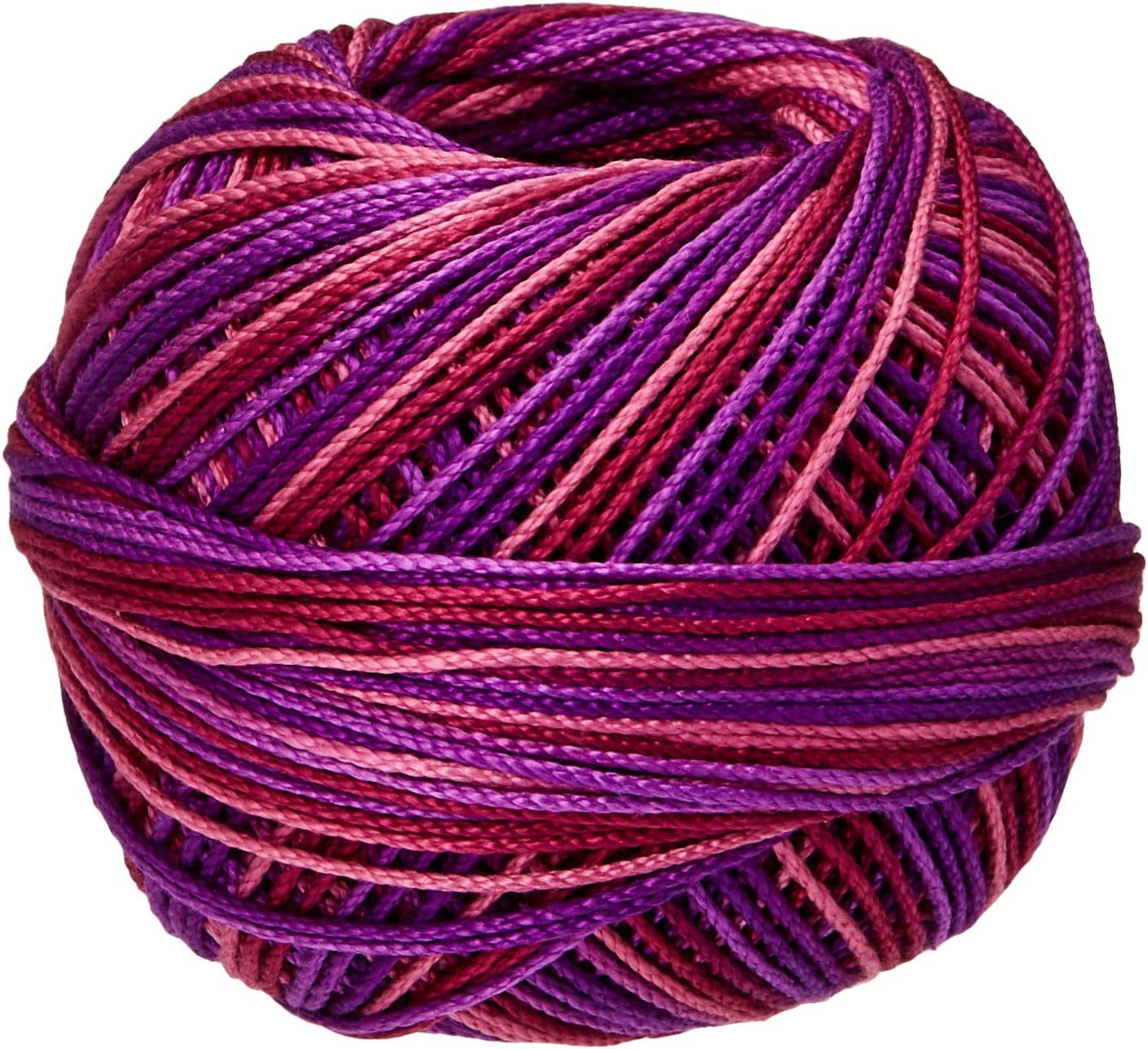 Handy Hands Lizbeth Cordonnet Cotton Size 3-Grape Pomegranate, Other, Multicoloured, 5 x 12.06 x 13.97 cm