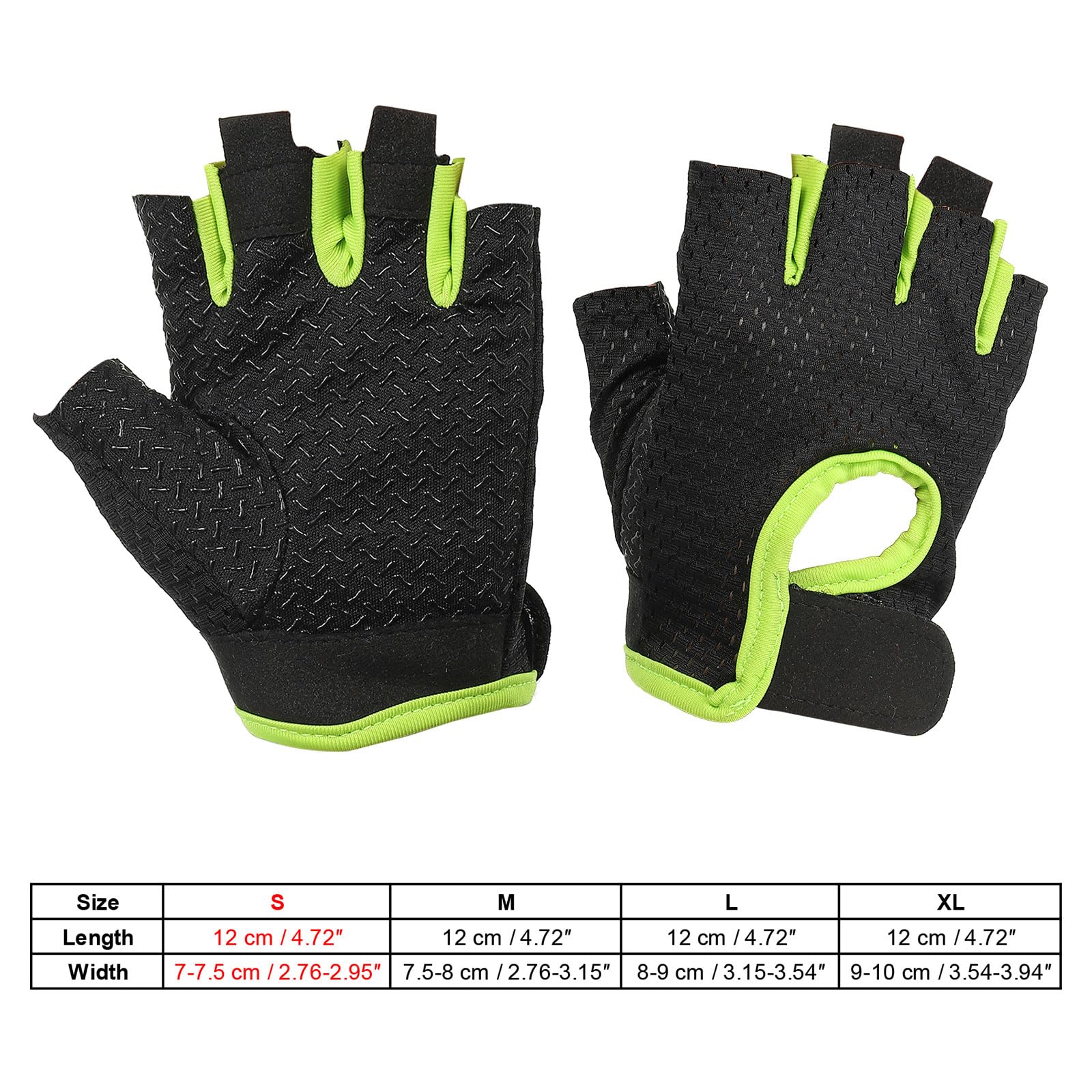 PATIKIL Fishing Gloves, 1 Pair Breathable Fingerless Sun Protection Gloves for Men Women Rowing Kayaking Cycling Hiking Black - Image 3