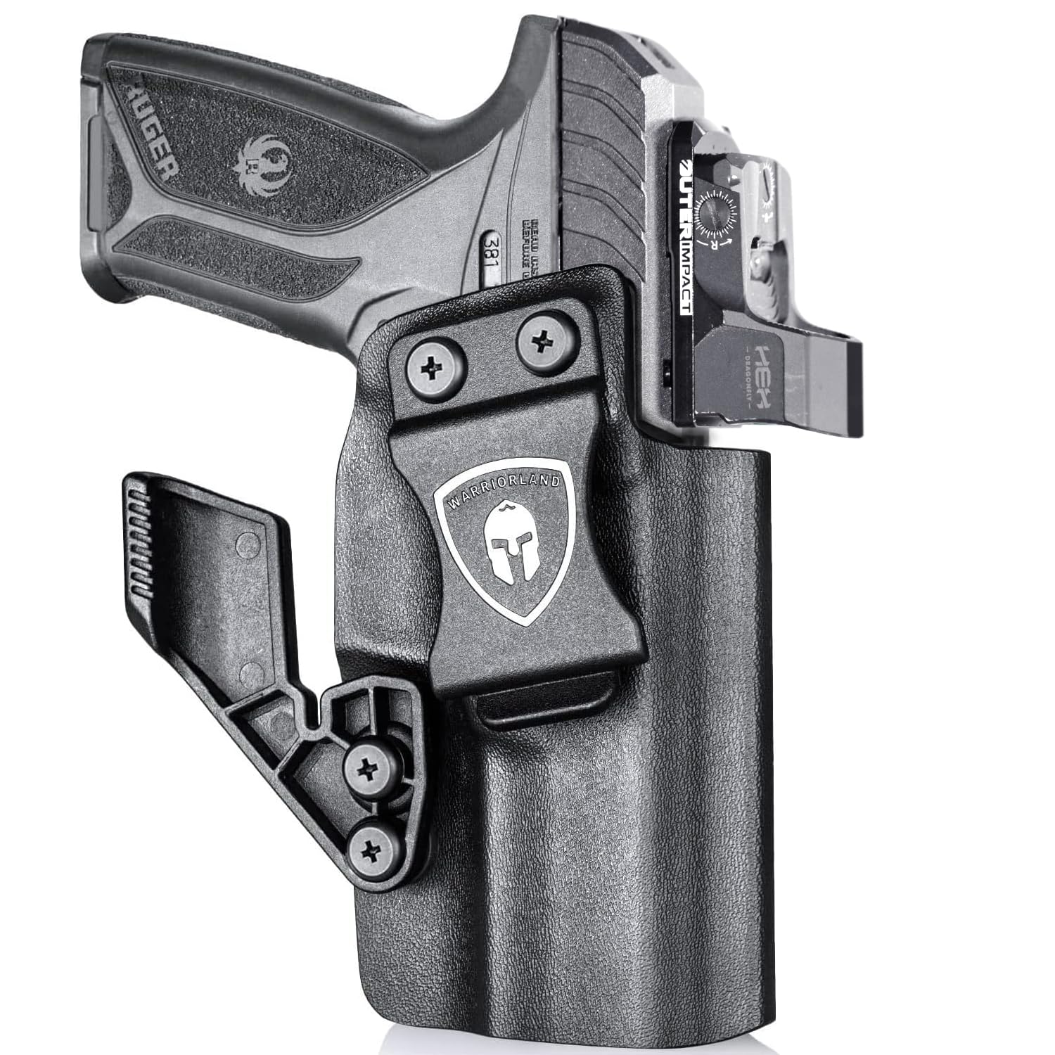 WARRIORLAND IWB Kydex Holster Optic Cut &Claw, Select Fit Glock 17/19/ 19X/ 43X/ 26/MOS, P365/P365X/ P365XL/ P320, Hellcat Pro/Echelon/Hellcat, Bodyguard 2.0, G2C/G3C, Shield Plus/EZ, M&P 9/.40 &More