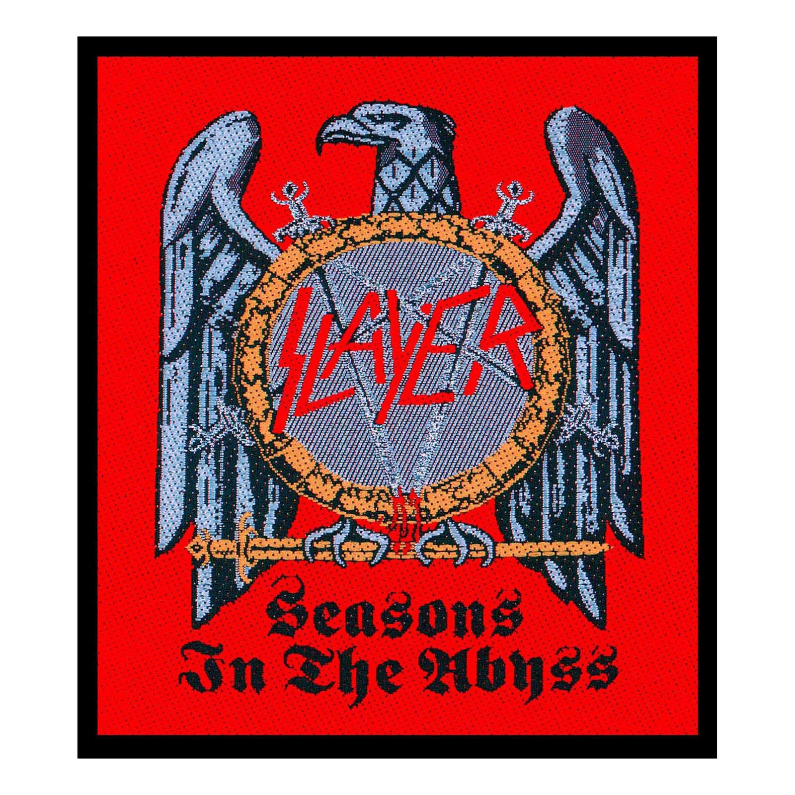 Slayer Seasons in the Abyss Patch Thrash Metal Music Band Woven Sew On Applique