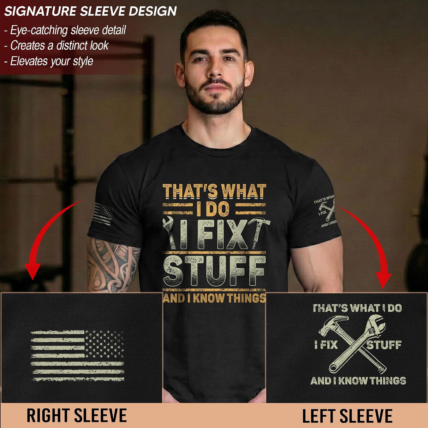 That's What I Do I Fix Stuff and I Know Things Shirt, I Fix Stuff and Know Things Tshirt for Men