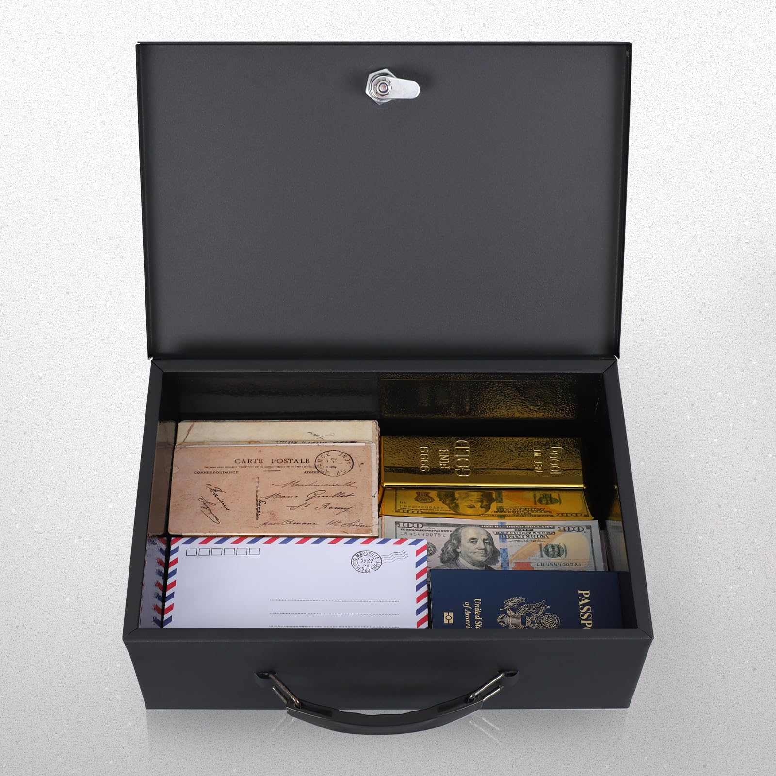 Xydled Fire Resistant Safe Fire Safe Box With Key France - View #10