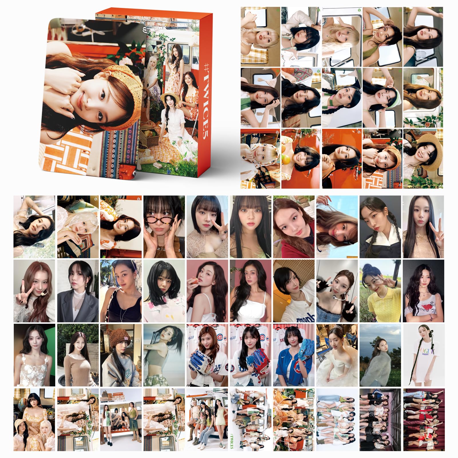 Yuto 55 pcs twice new album twice5 postcard lomo cards twice kpop photocards twice postcards twice twice5 album lomo cards