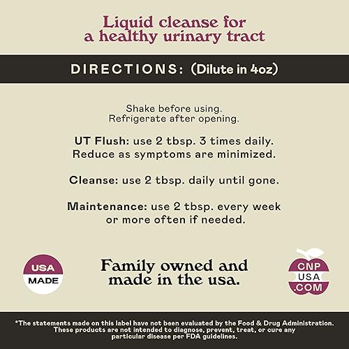 Miniatura 7 de Tracto urinario completo de 8 onzas  Tratamiento orgánico de limpieza urinaria defensa salud e infección