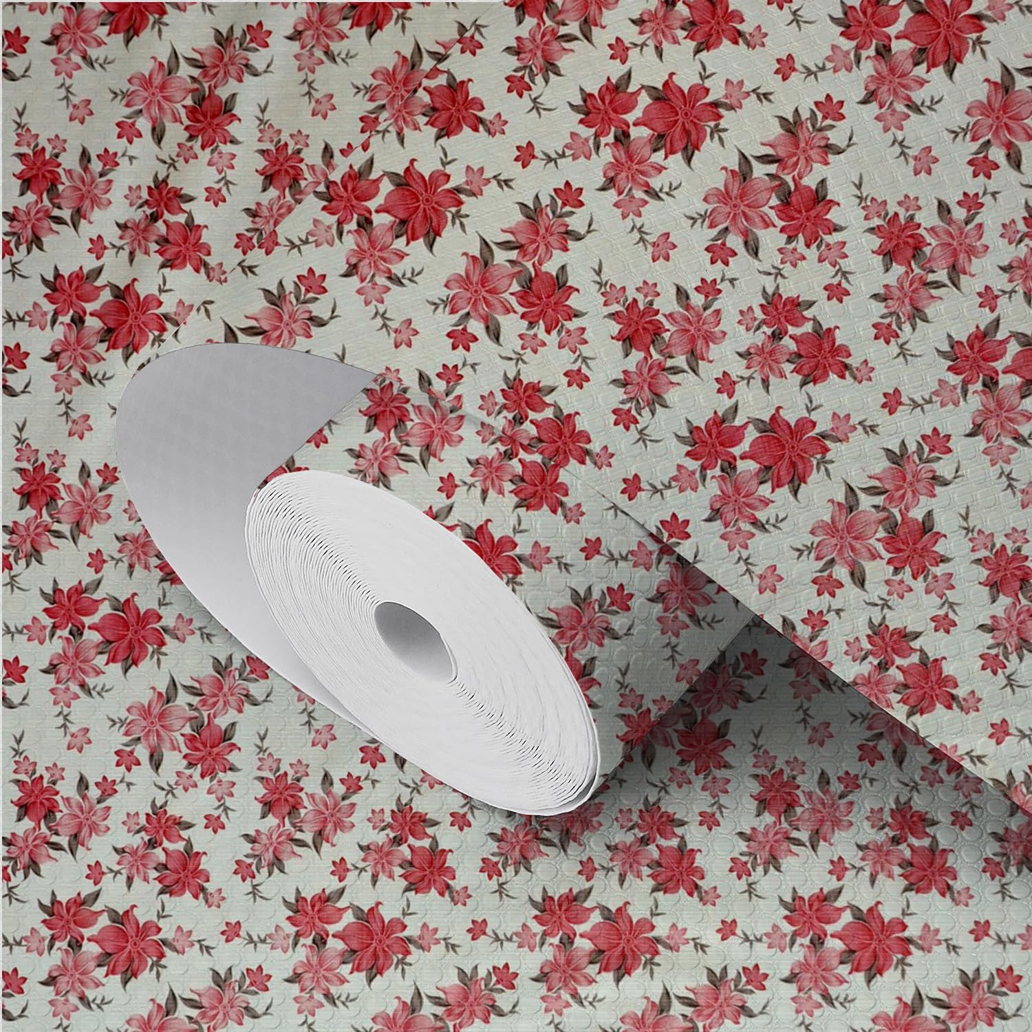 Pink PVC Drawer Shelf Liner - 10 Meter Roll -1
