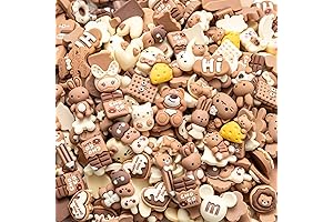 Adorable Flatback Croc Charms: Embellish Your Clogs with Whimsical Chocolatey Delights!