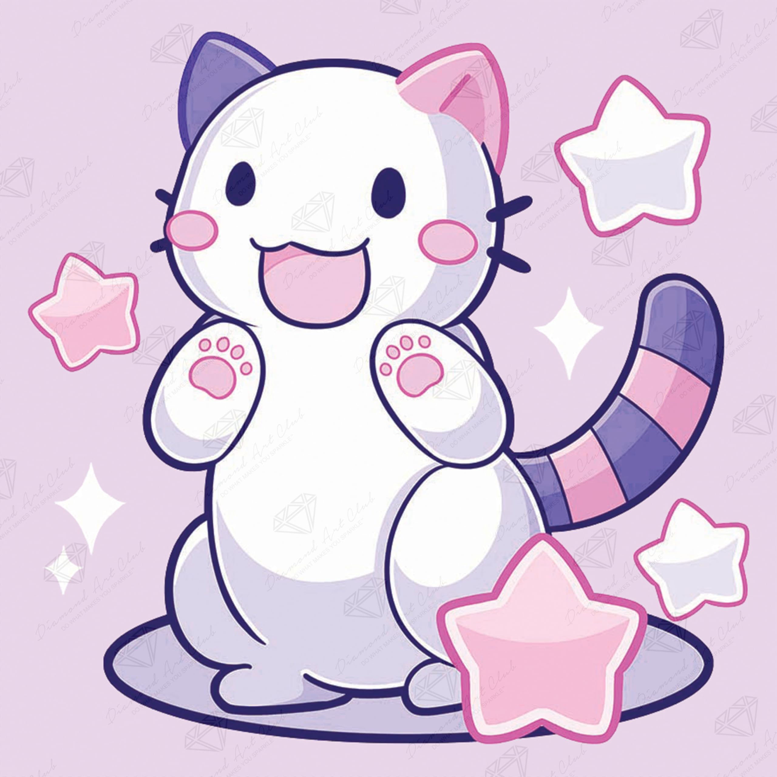 Amazon.com: DIAMOND ART CLUB Candi Cat Diamond Painting Kit, Fun