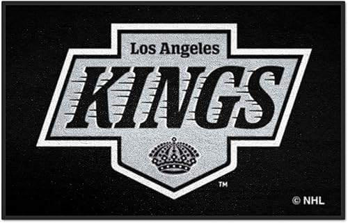 FANMATS Alfombra decorativa 10645 Los Angeles Kings Starter Mat  19 pulgadas x 30 pulgadas  Alfombra de decoración del hogar para fanáticos de los