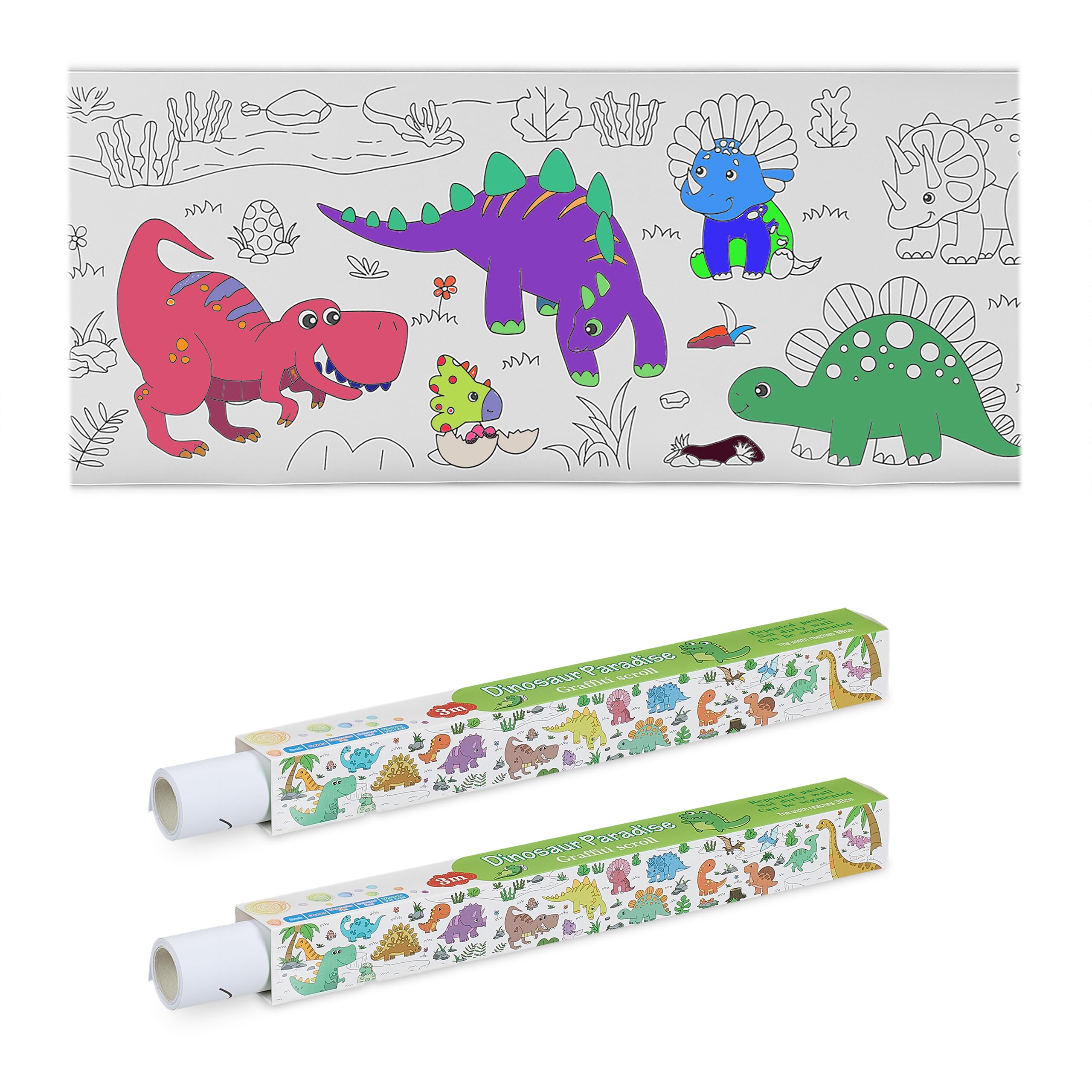 Rouleau de coloriage autocollant pour éviter les dessins sur les murs