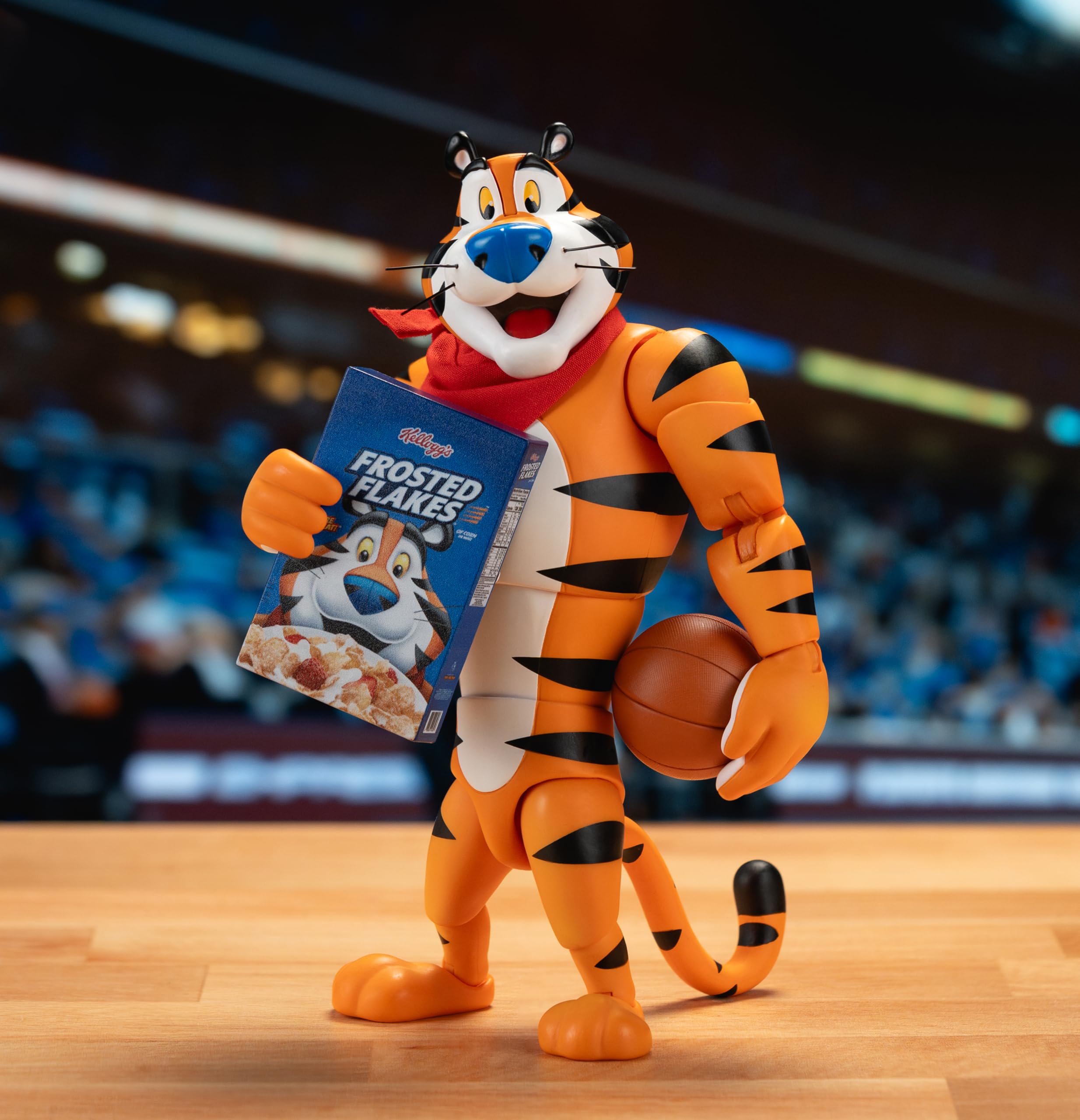 Jada Tony The Tiger Frosted Flakes 6" Action Figure, Highly Articulated, Collectible, Nostalgic Detail, Exclusive Packaging