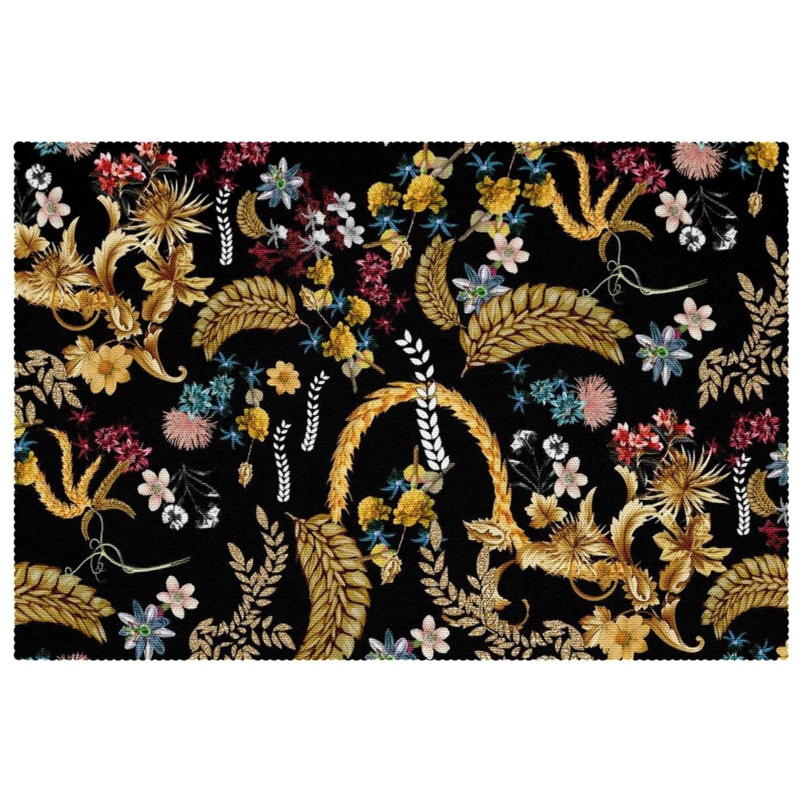 Sets de table motif blé et fleurs Reapen pour repas de famille chaleureux