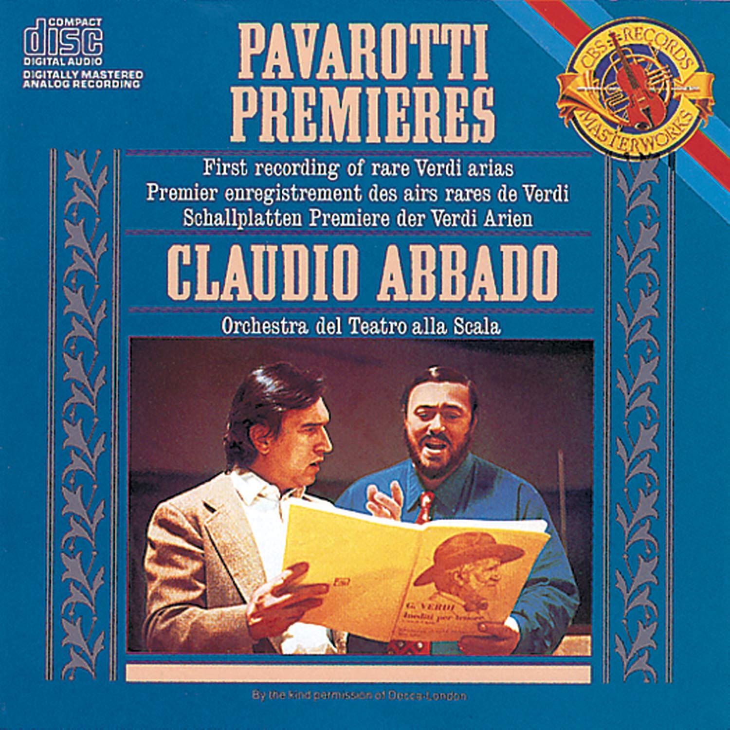 Pavarotti Premieres - Rare Ver [Audio CD] COPPOLA,CARMINE