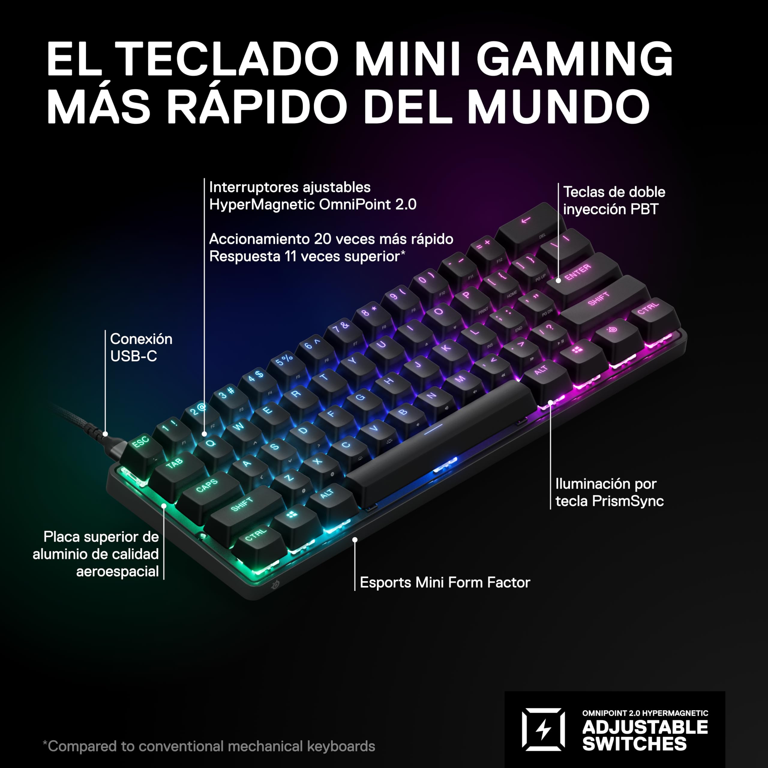 Amazon.in: Buy SteelSeries Apex Pro Mini HyperMagnetic Gaming
