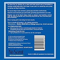 Vista 4 de Aerosol sin olor de piel de mascotas sin olor y limpiador sin enjuague para perros, gatos, hámsters, animales pequeños y mascotas peludas