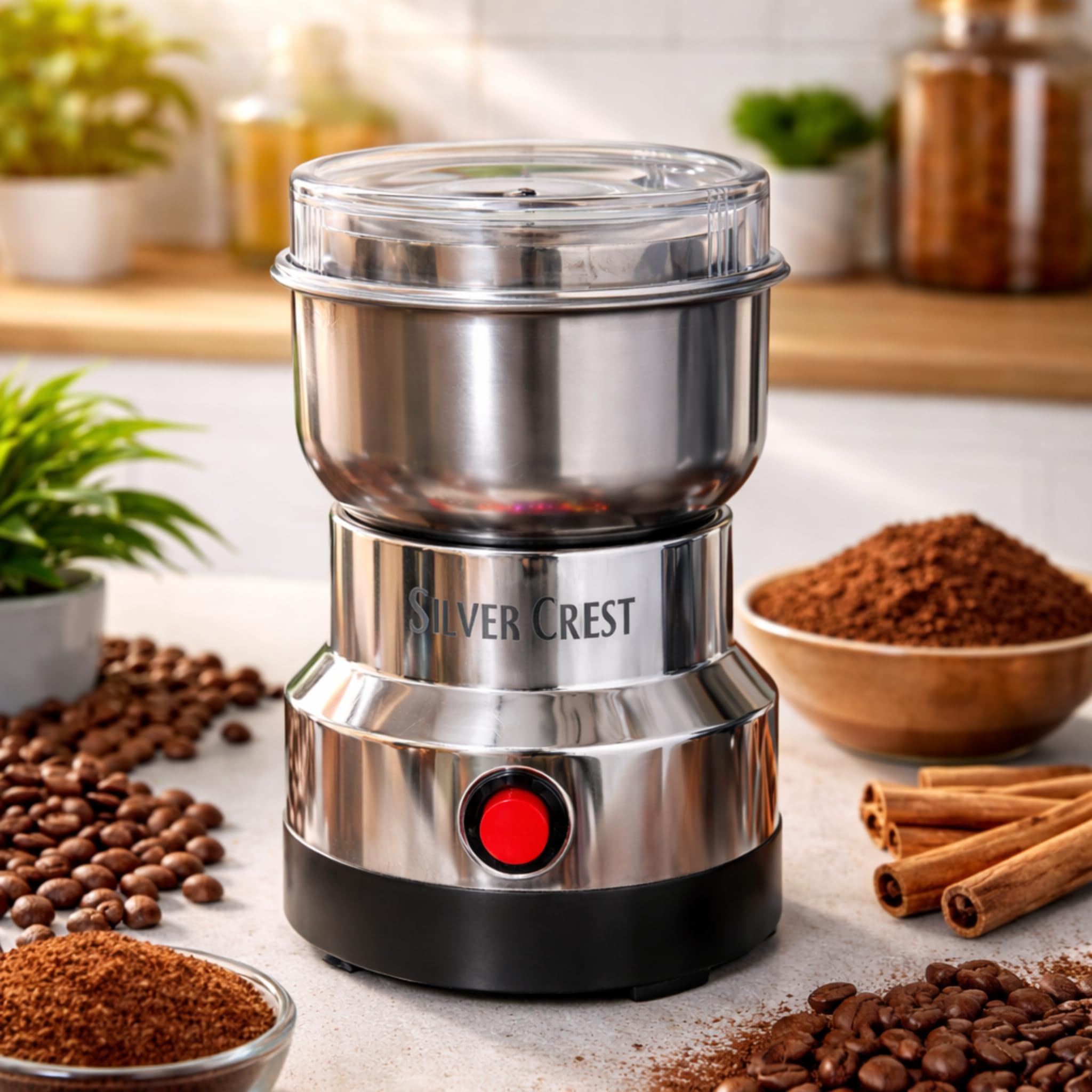 1000W Electric Grinder SC-8200–300ML Heavy Duty Spice & Coffee Grinder – 4Leaf Stainless Steel Cross Blade,Food Grade Steel,One-Touch Operation,Multi-Purpose Dry Grinder for Spices,Nuts,Herbs & Grains-image-21