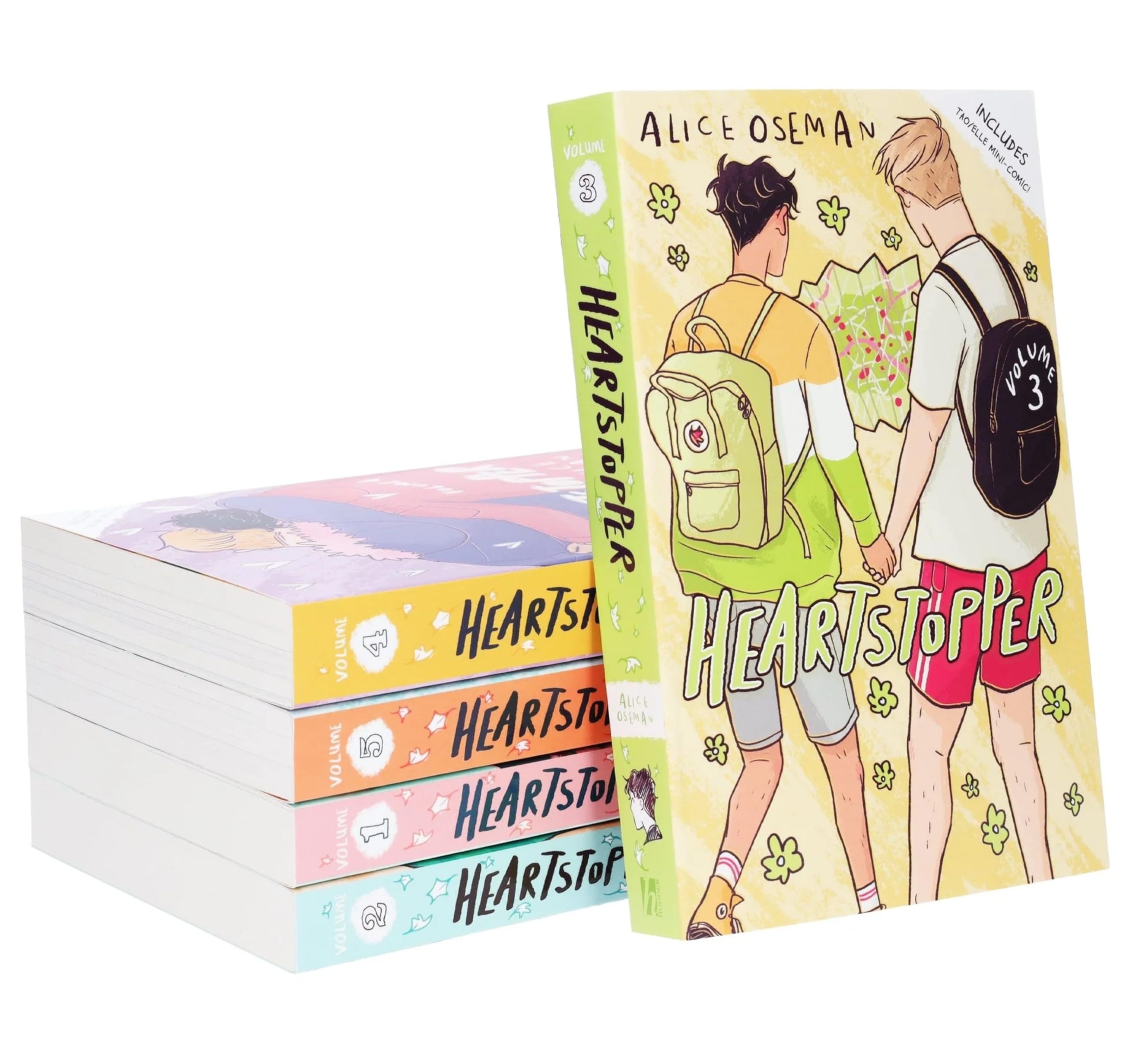 Heartstopper Series (Volumes 1-5) Books Collection Set By Alice